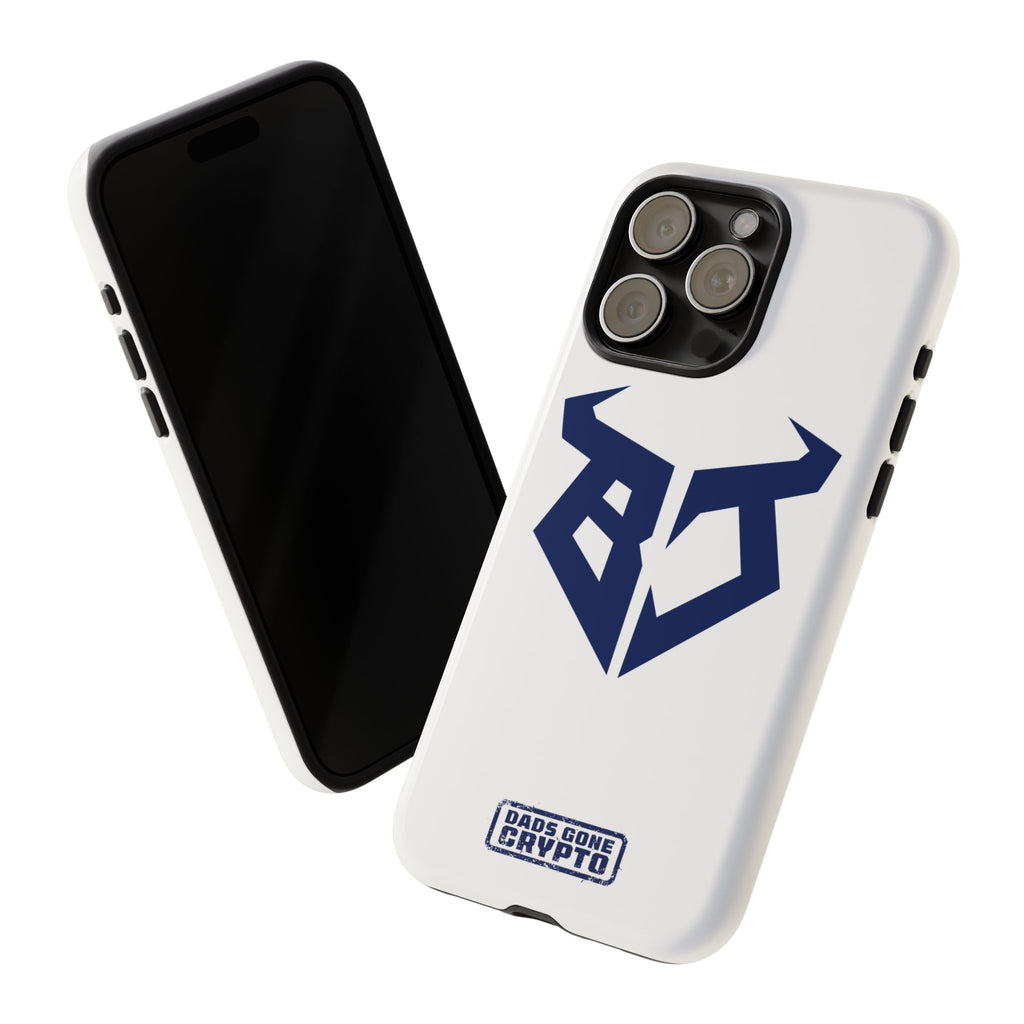 Bullish Dad Phone Case (White) – Built Tough, Just Like You