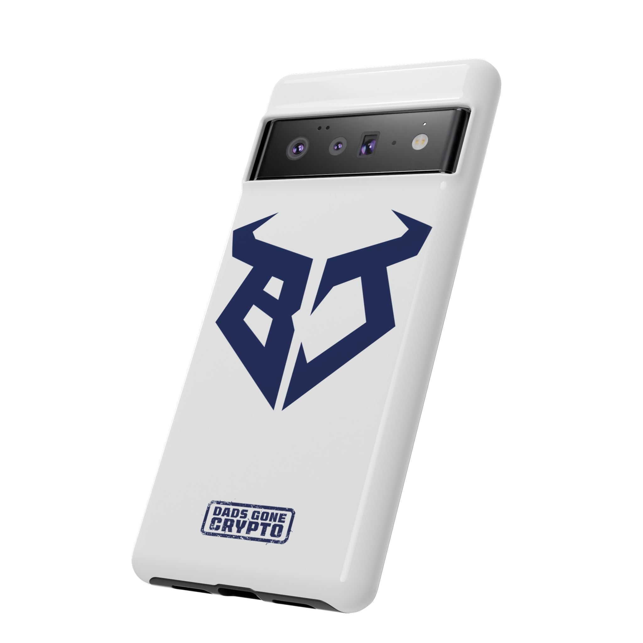 Bullish Dad Phone Case (White) – Built Tough, Just Like You