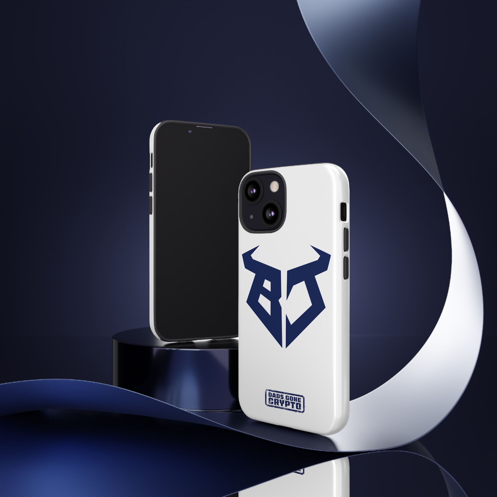 Bullish Dad Phone Case (White) – Built Tough, Just Like You