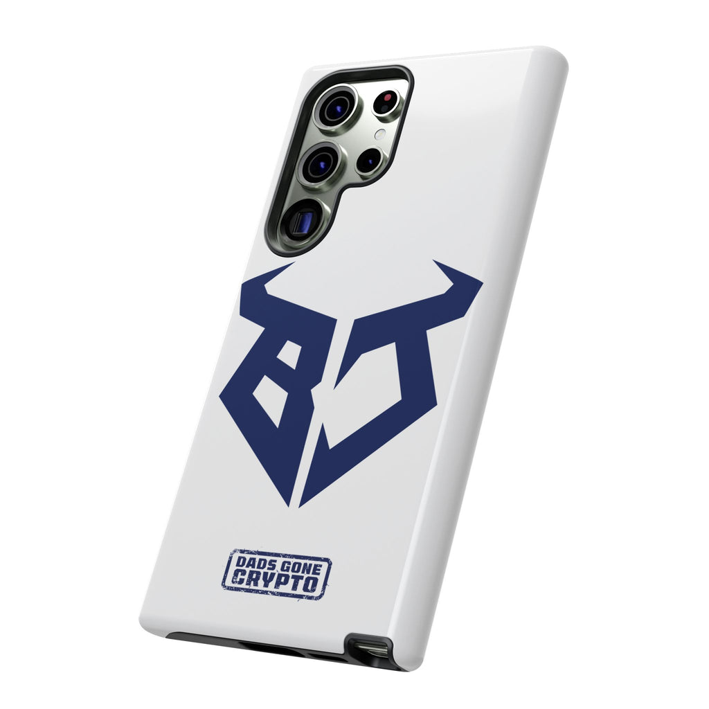Bullish Dad Phone Case (White) – Built Tough, Just Like You