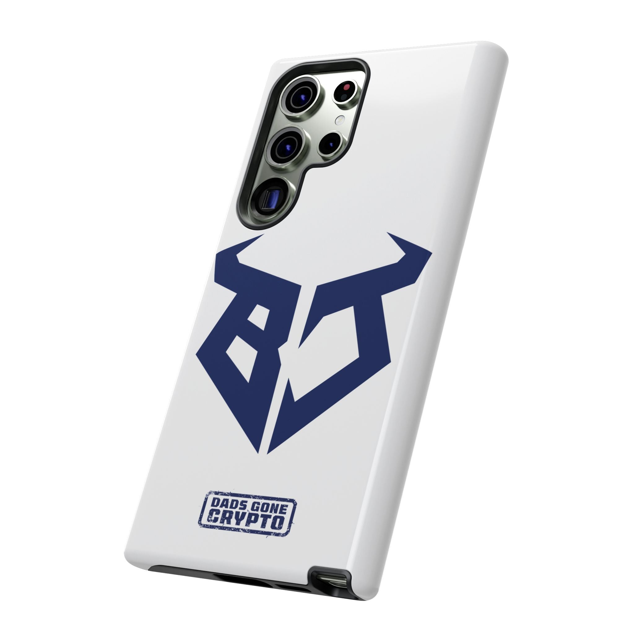 Bullish Dad Phone Case (White) – Built Tough, Just Like You