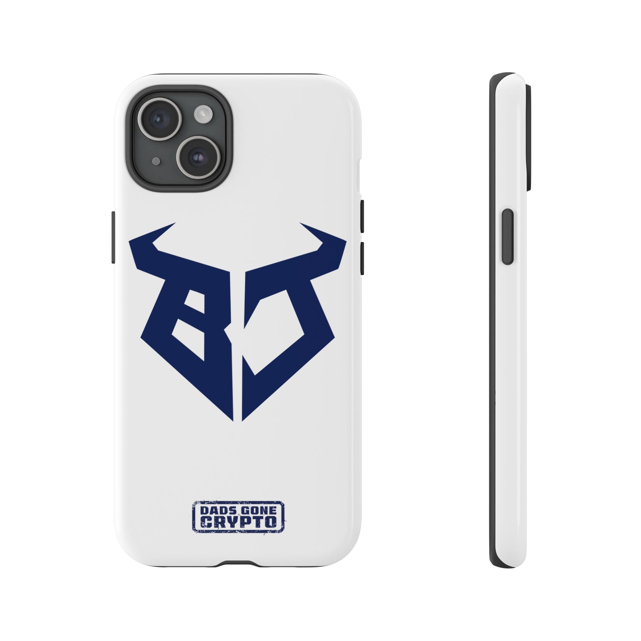 Bullish Dad Phone Case (White) – Built Tough, Just Like You