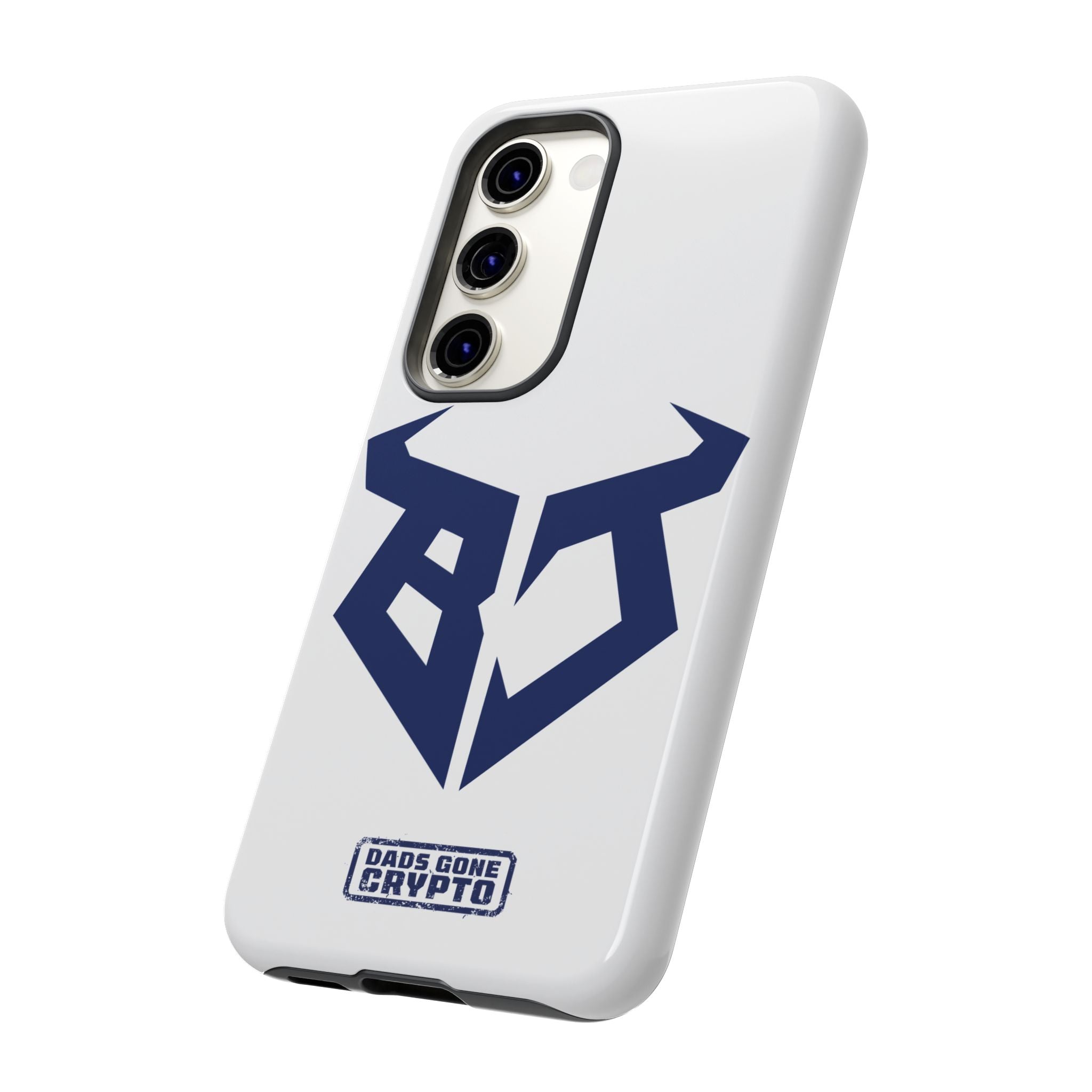 Bullish Dad Phone Case (White) – Built Tough, Just Like You