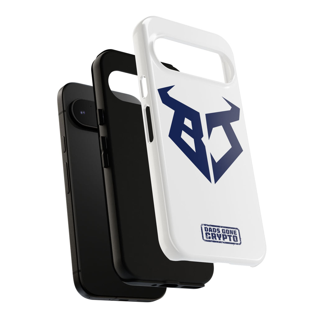 Bullish Dad Phone Case (White) – Built Tough, Just Like You
