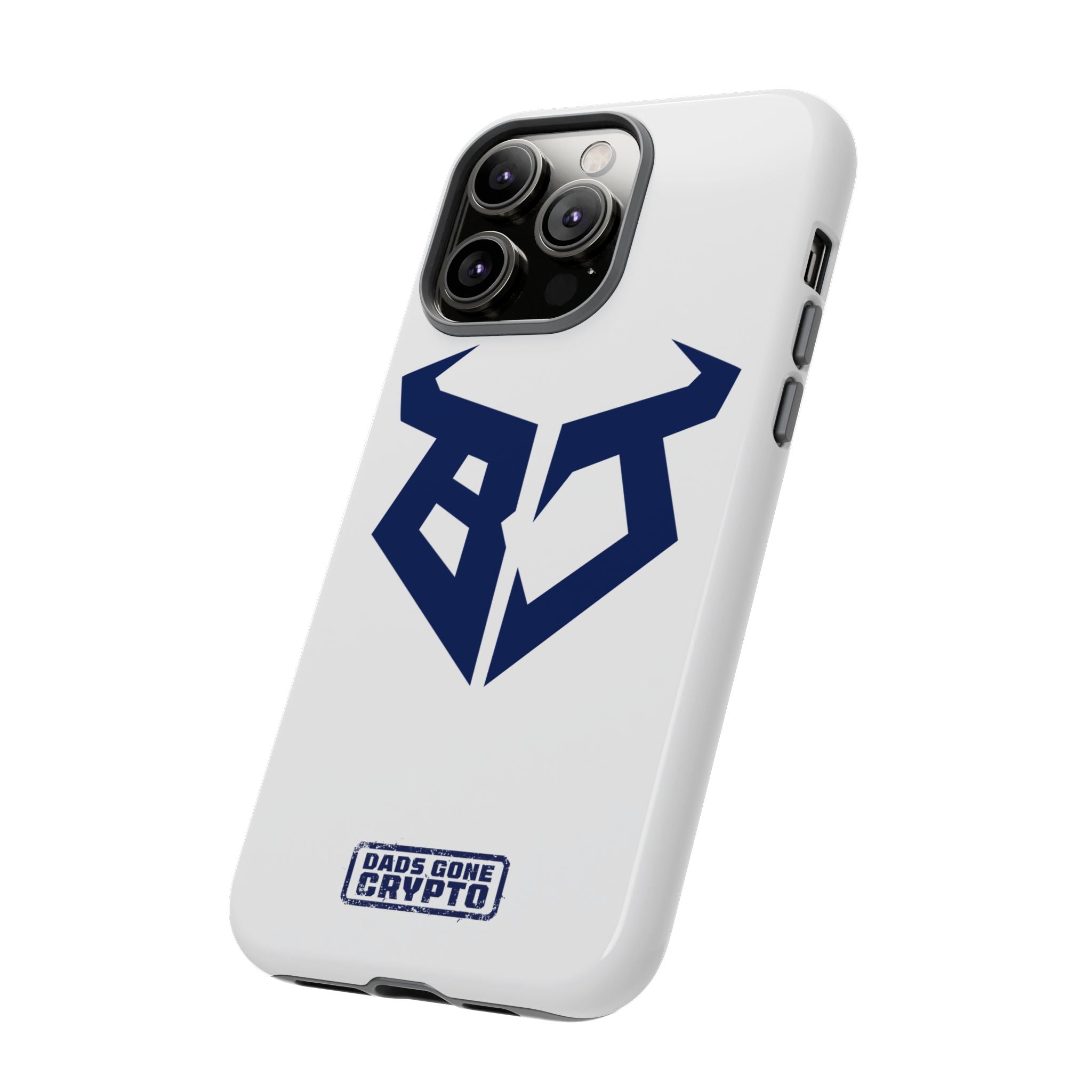 Bullish Dad Phone Case (White) – Built Tough, Just Like You