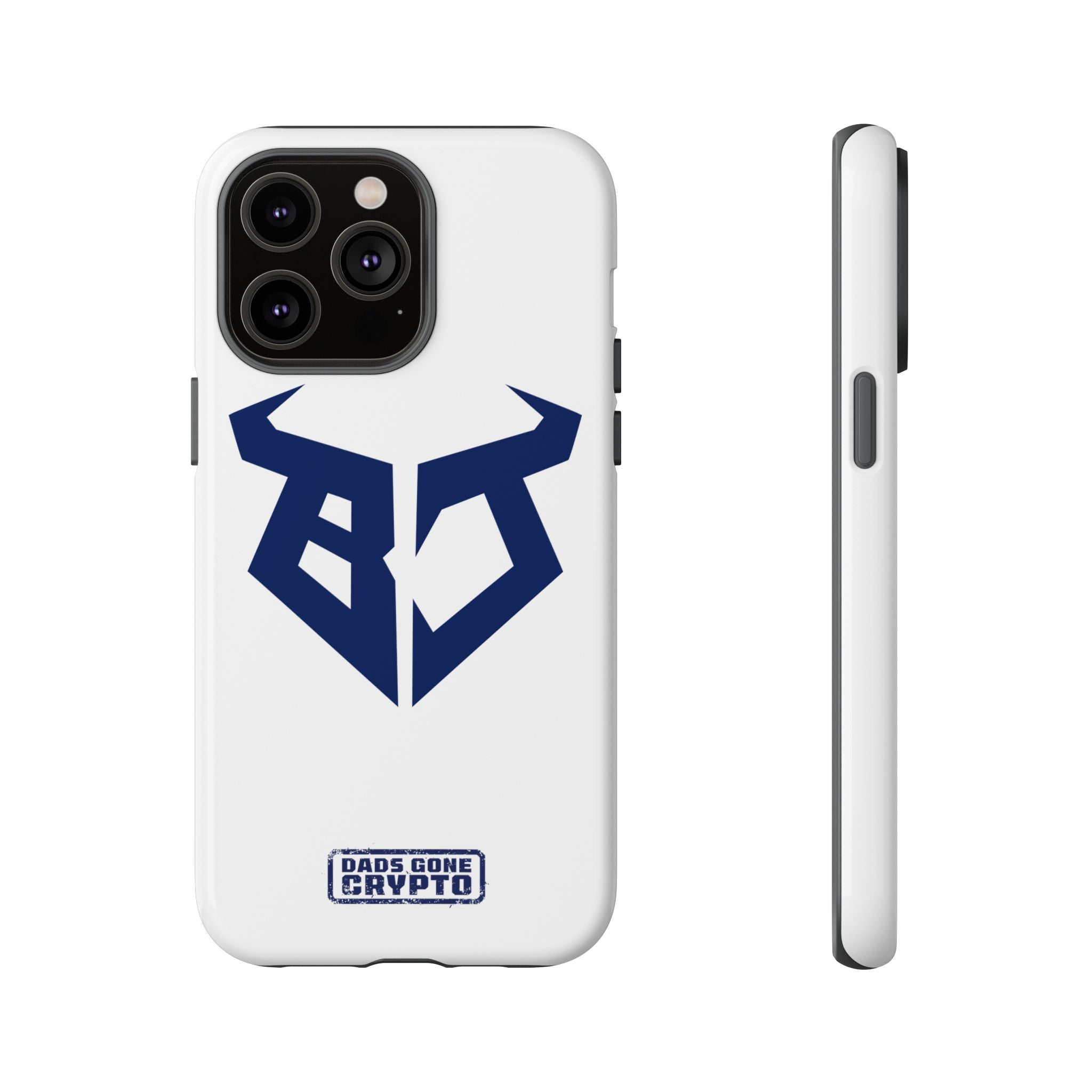 Bullish Dad Phone Case (White) – Built Tough, Just Like You
