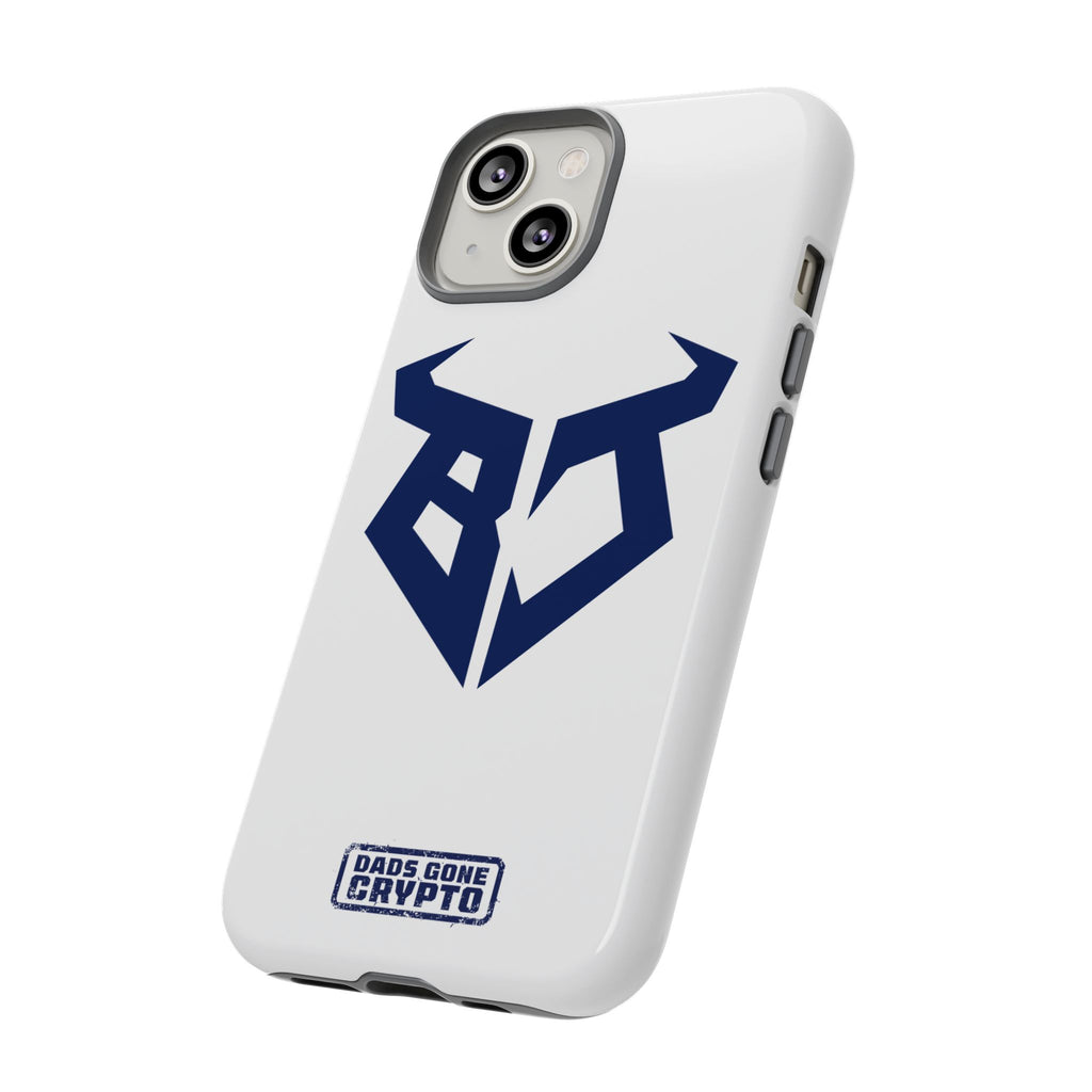 Bullish Dad Phone Case (White) – Built Tough, Just Like You
