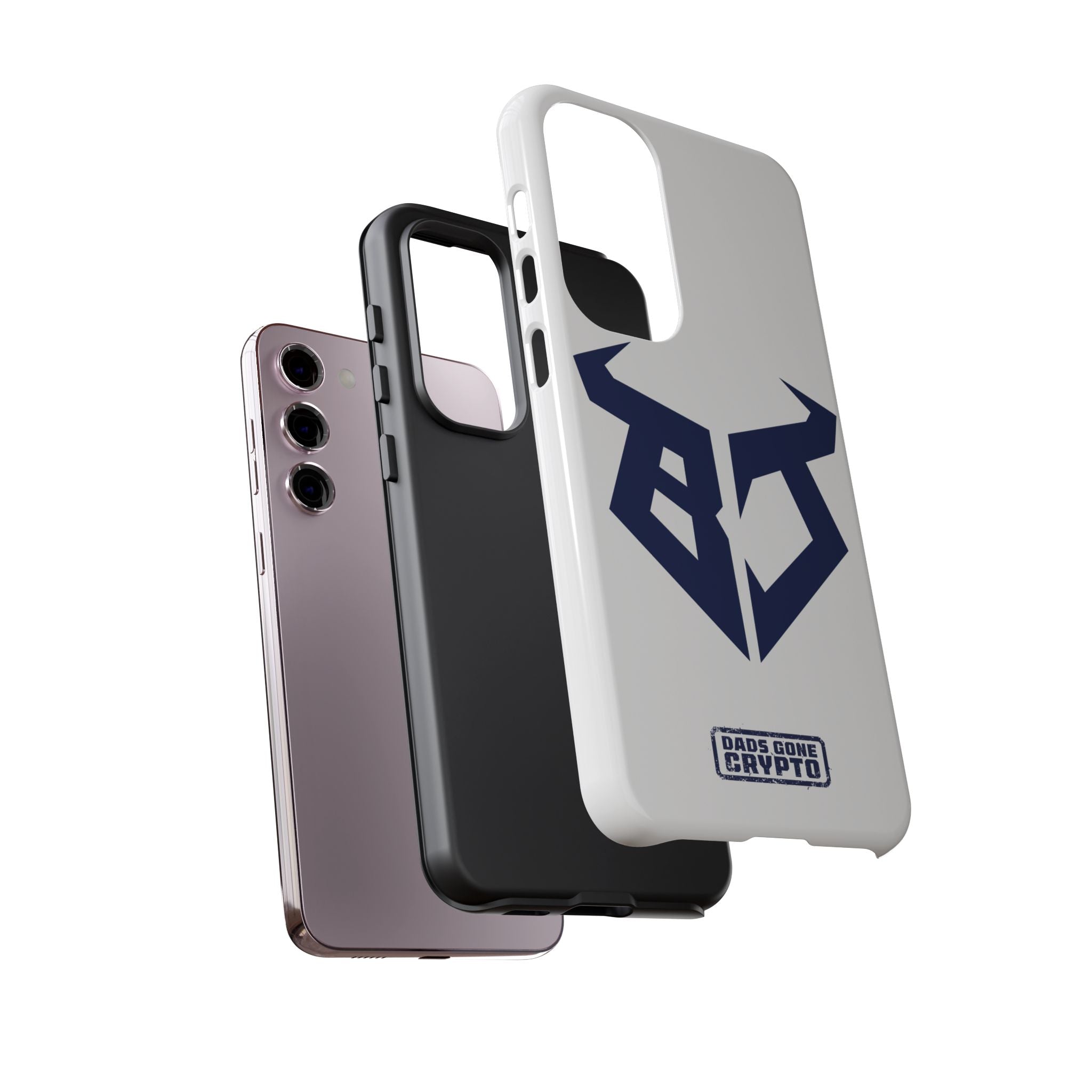 Bullish Dad Phone Case (White) – Built Tough, Just Like You