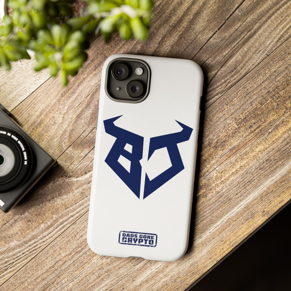 Bullish Dad Phone Case (White) – Built Tough, Just Like You