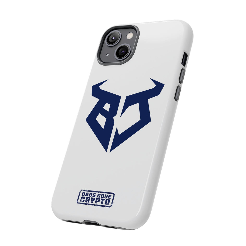 Bullish Dad Phone Case (White) – Built Tough, Just Like You