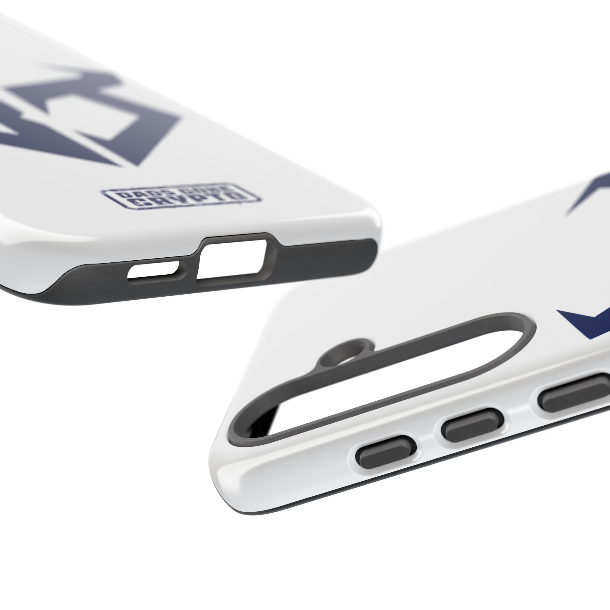 Bullish Dad Phone Case (White) – Built Tough, Just Like You