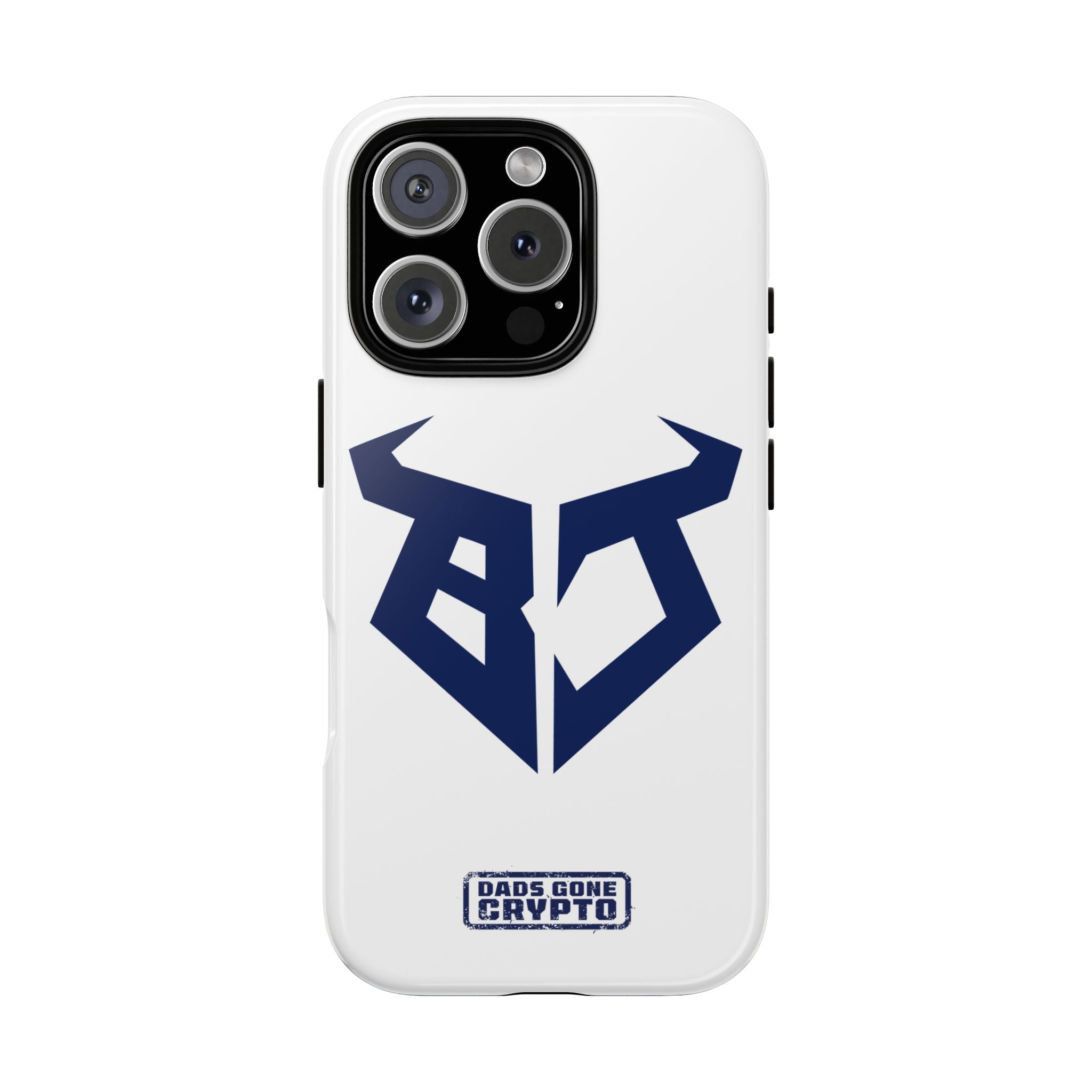 Bullish Dad Phone Case (White) – Built Tough, Just Like You