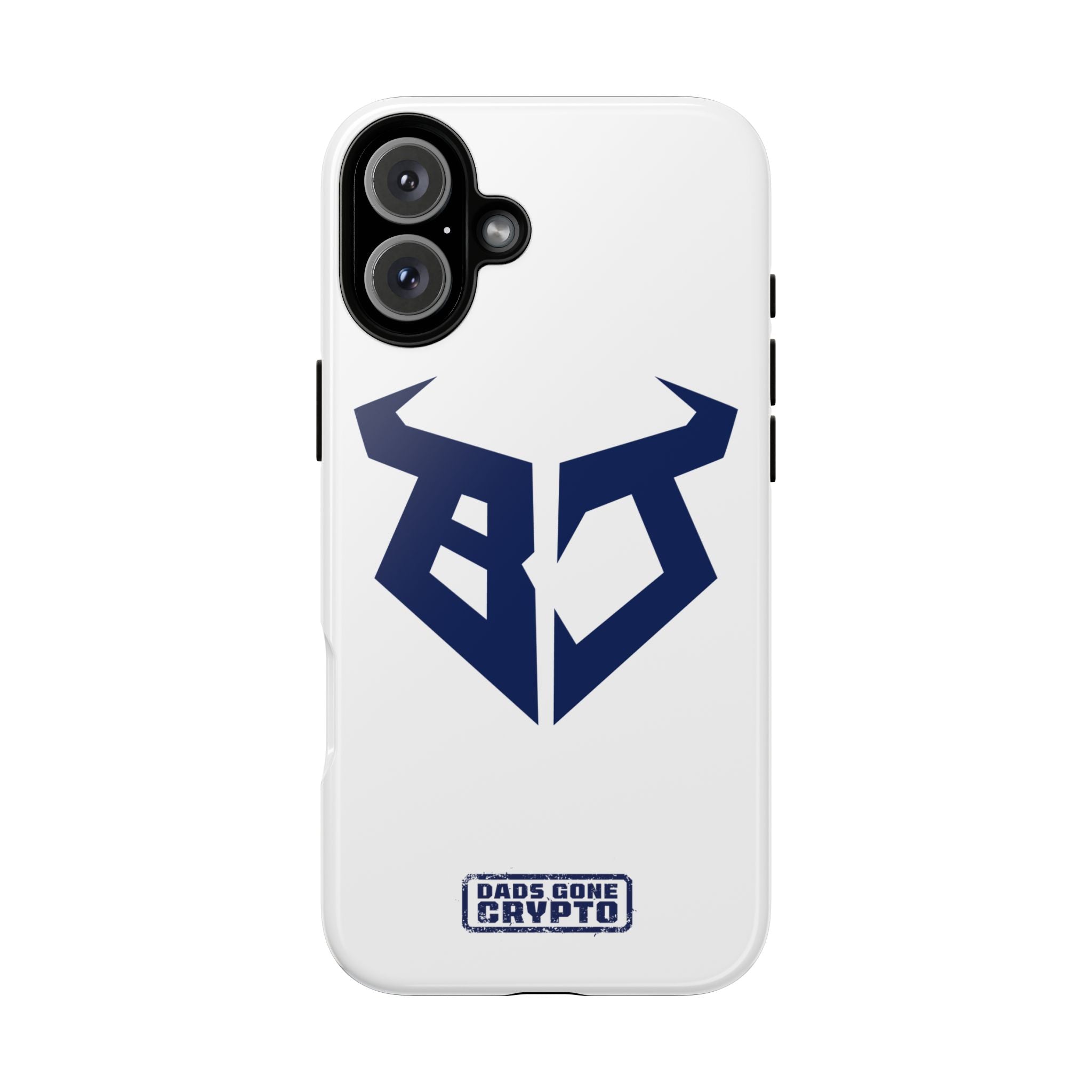 Bullish Dad Phone Case (White) – Built Tough, Just Like You