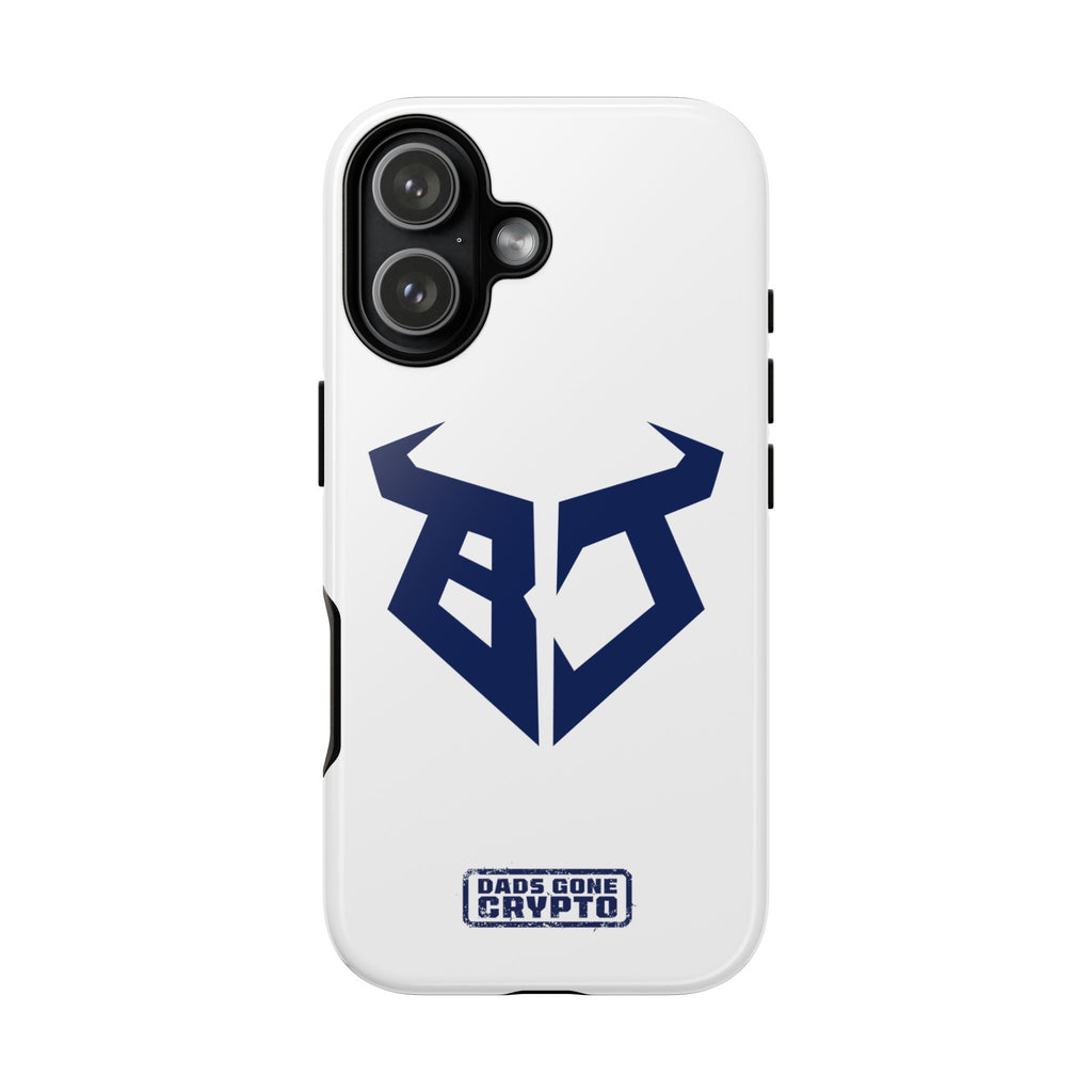 Bullish Dad Phone Case (White) – Built Tough, Just Like You