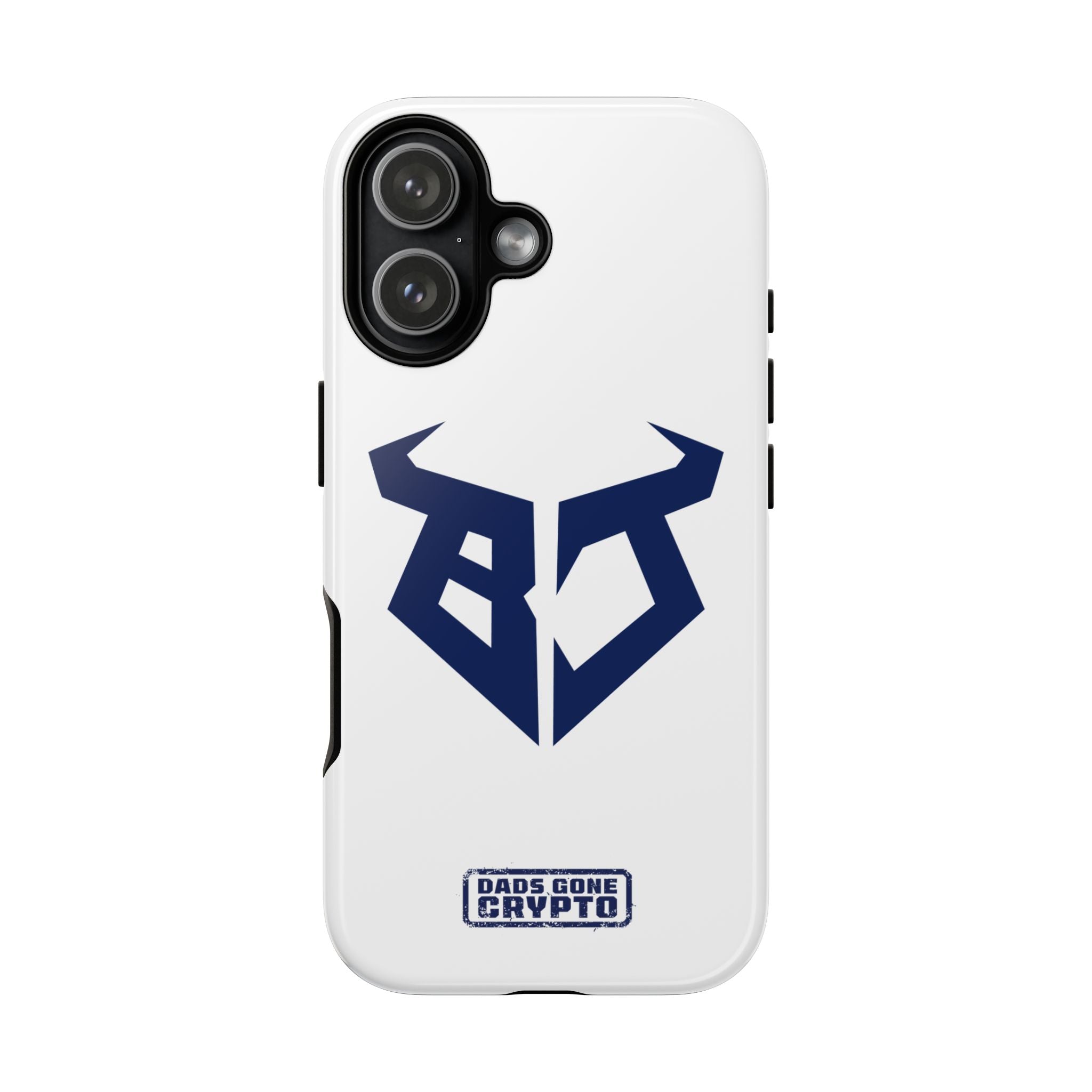 Bullish Dad Phone Case (White) – Built Tough, Just Like You