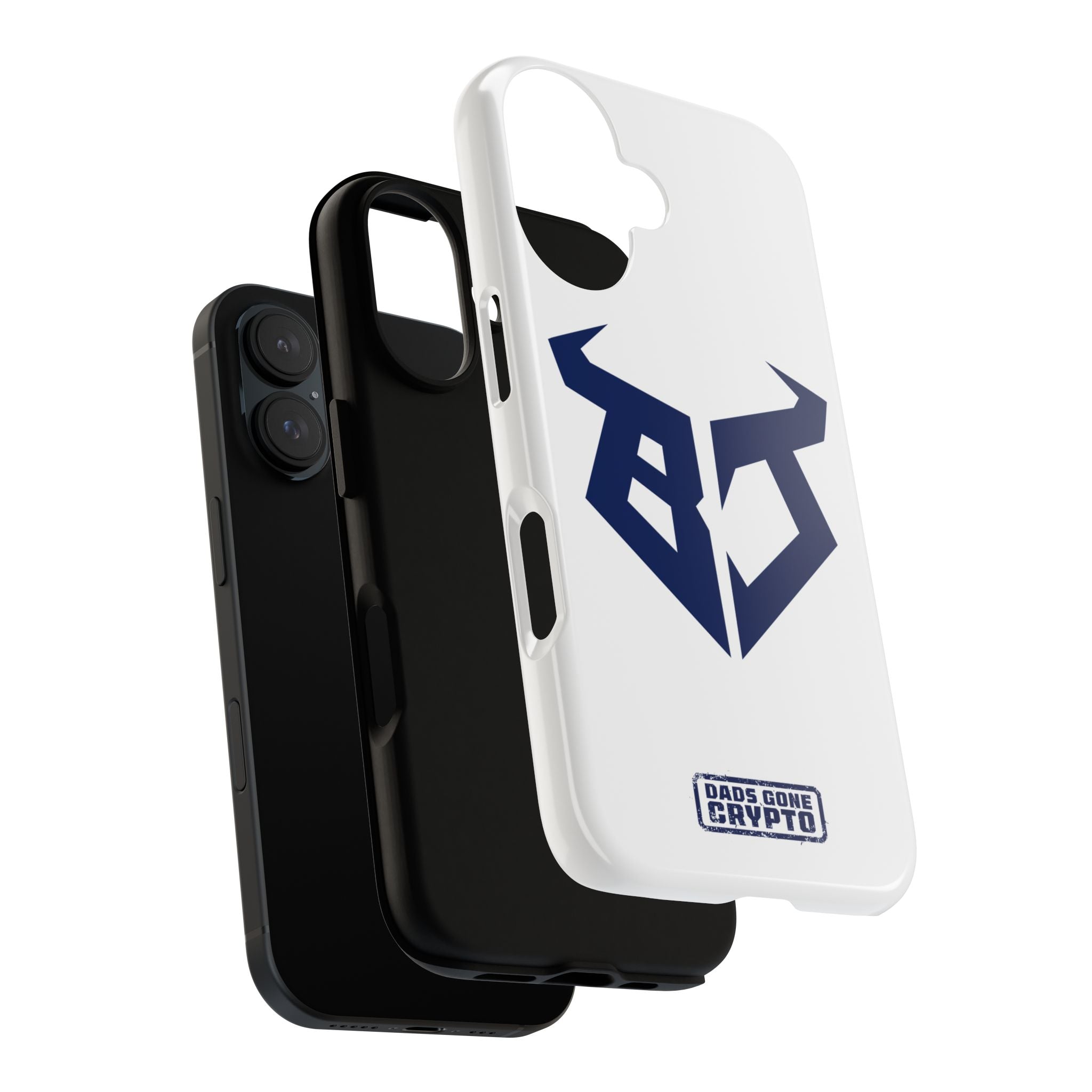 Bullish Dad Phone Case (White) – Built Tough, Just Like You