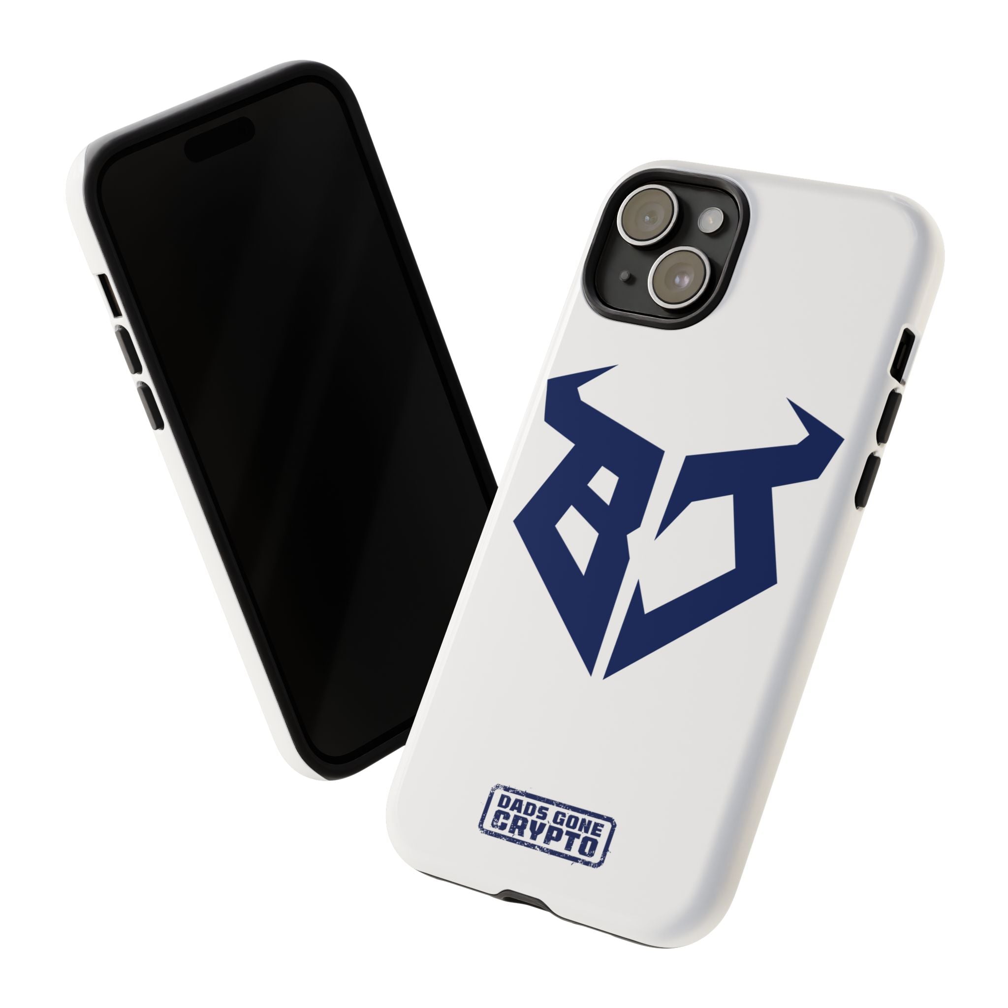 Bullish Dad Phone Case (White) – Built Tough, Just Like You