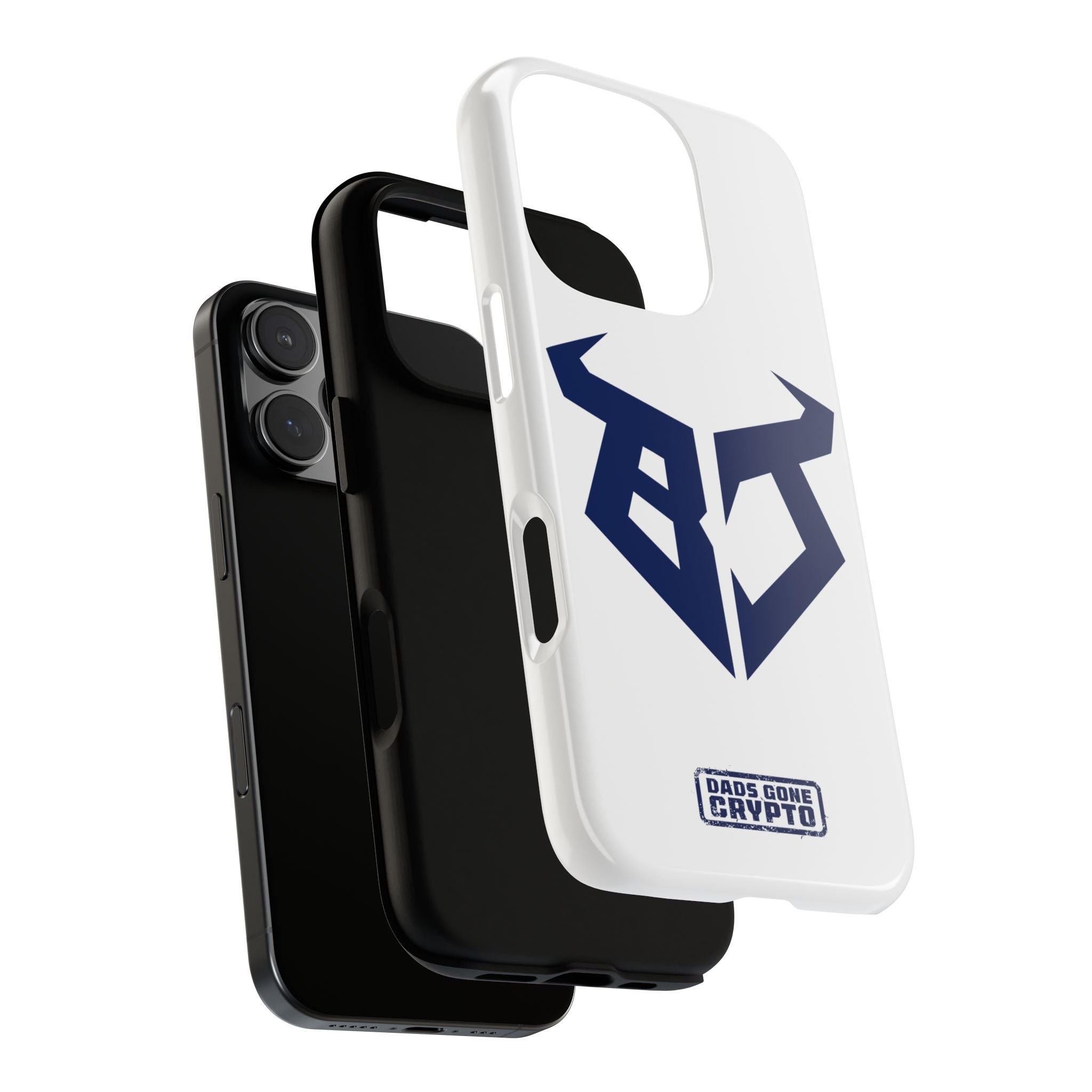 Bullish Dad Phone Case (White) – Built Tough, Just Like You