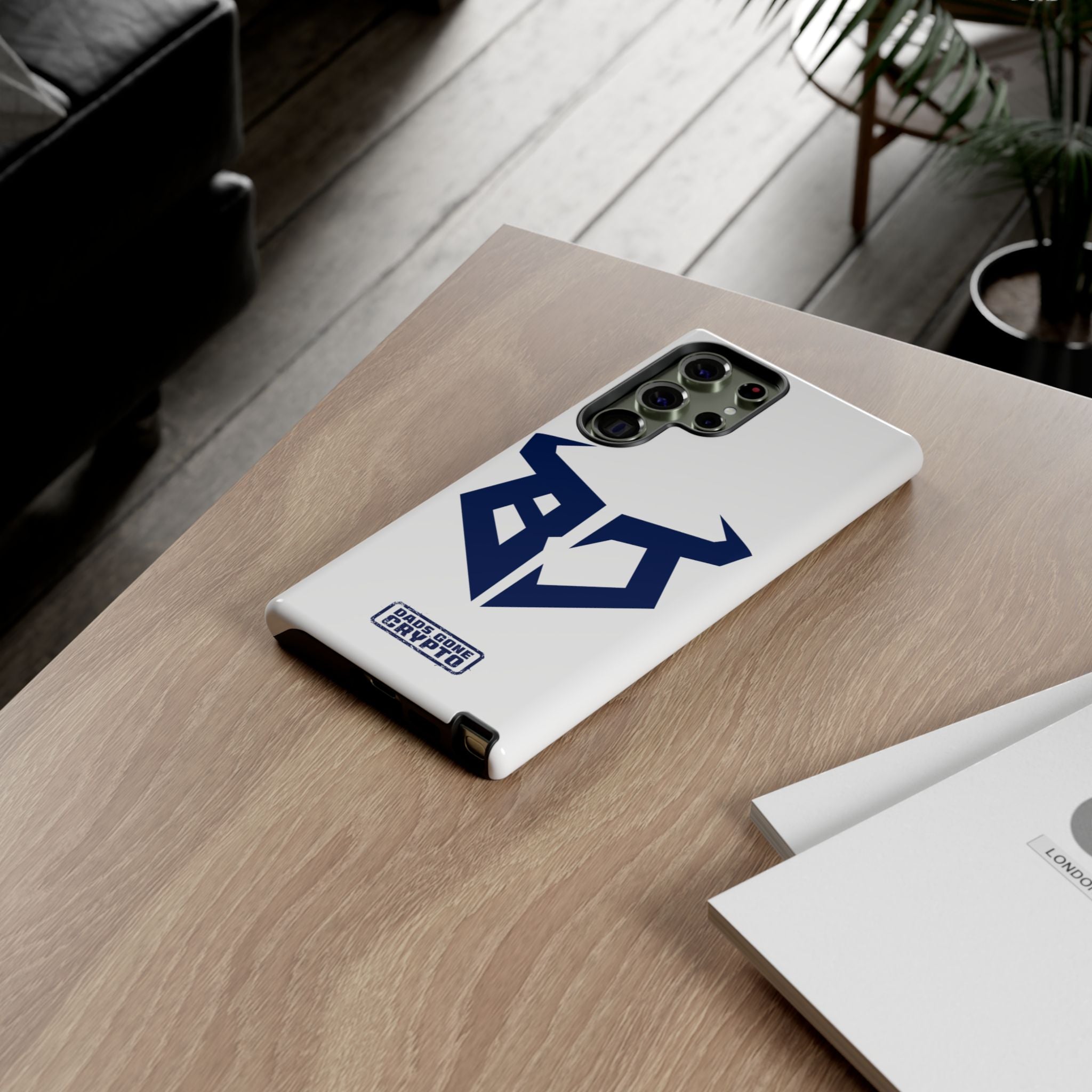 Bullish Dad Phone Case (White) – Built Tough, Just Like You