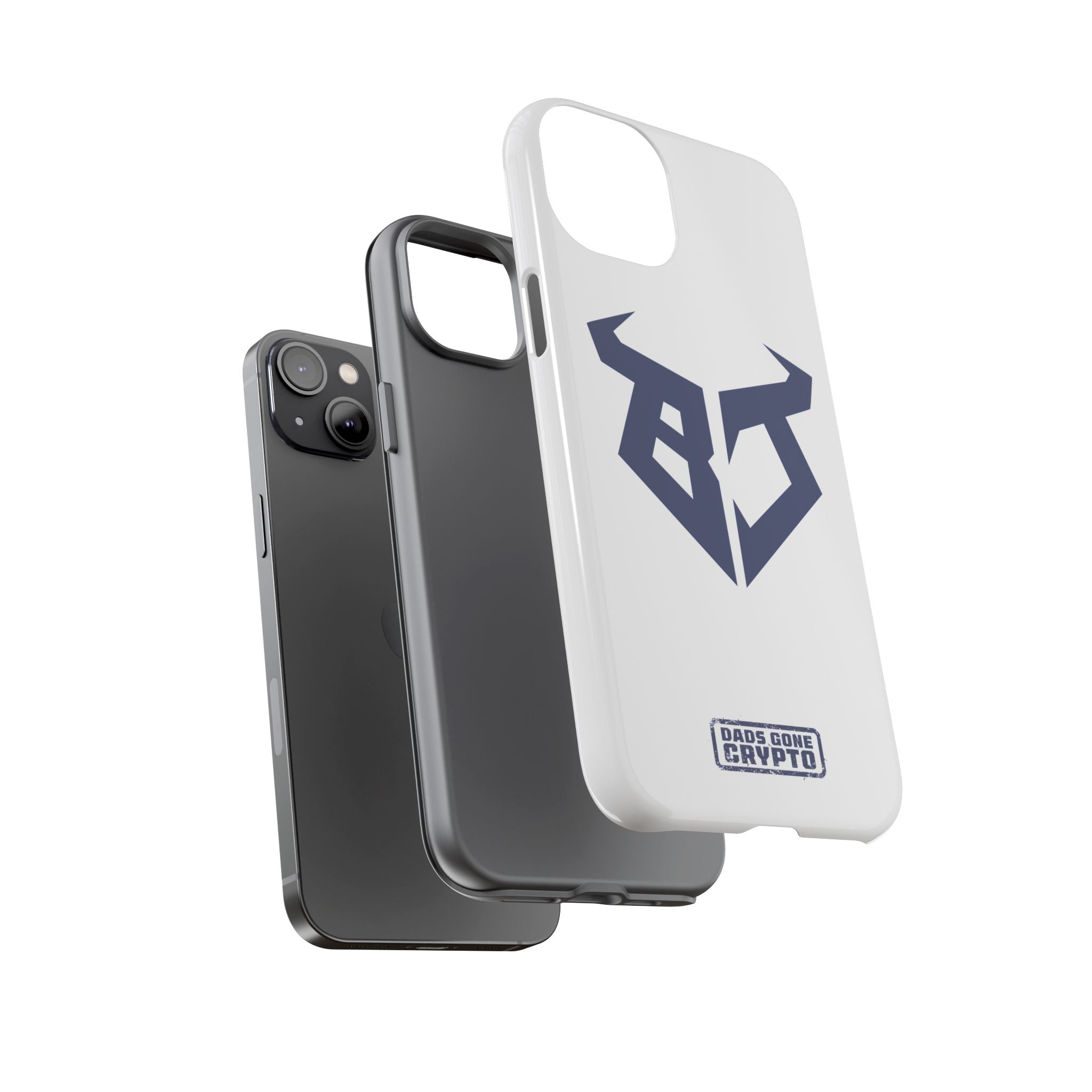 Bullish Dad Phone Case (White) – Built Tough, Just Like You
