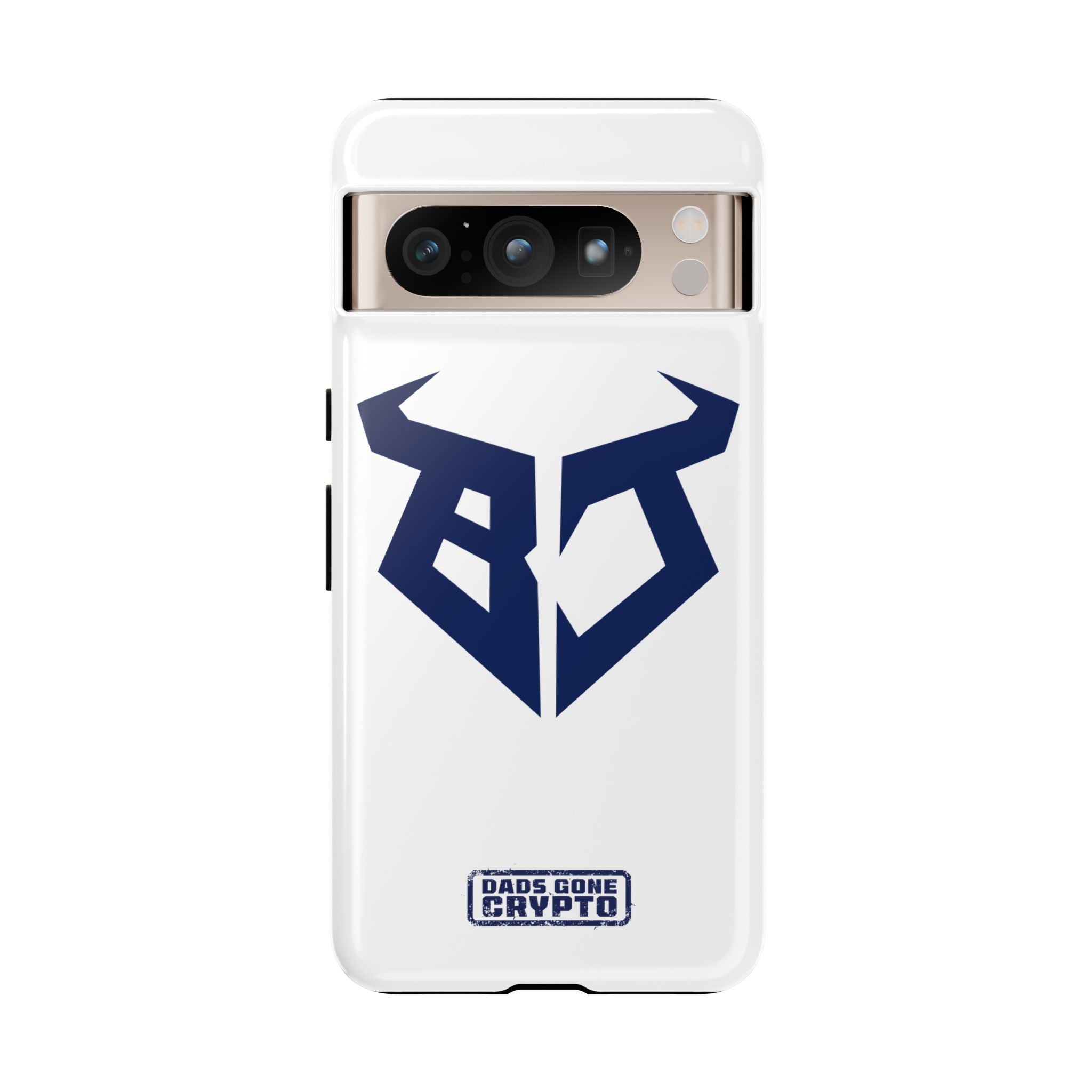 Bullish Dad Phone Case (White) – Built Tough, Just Like You