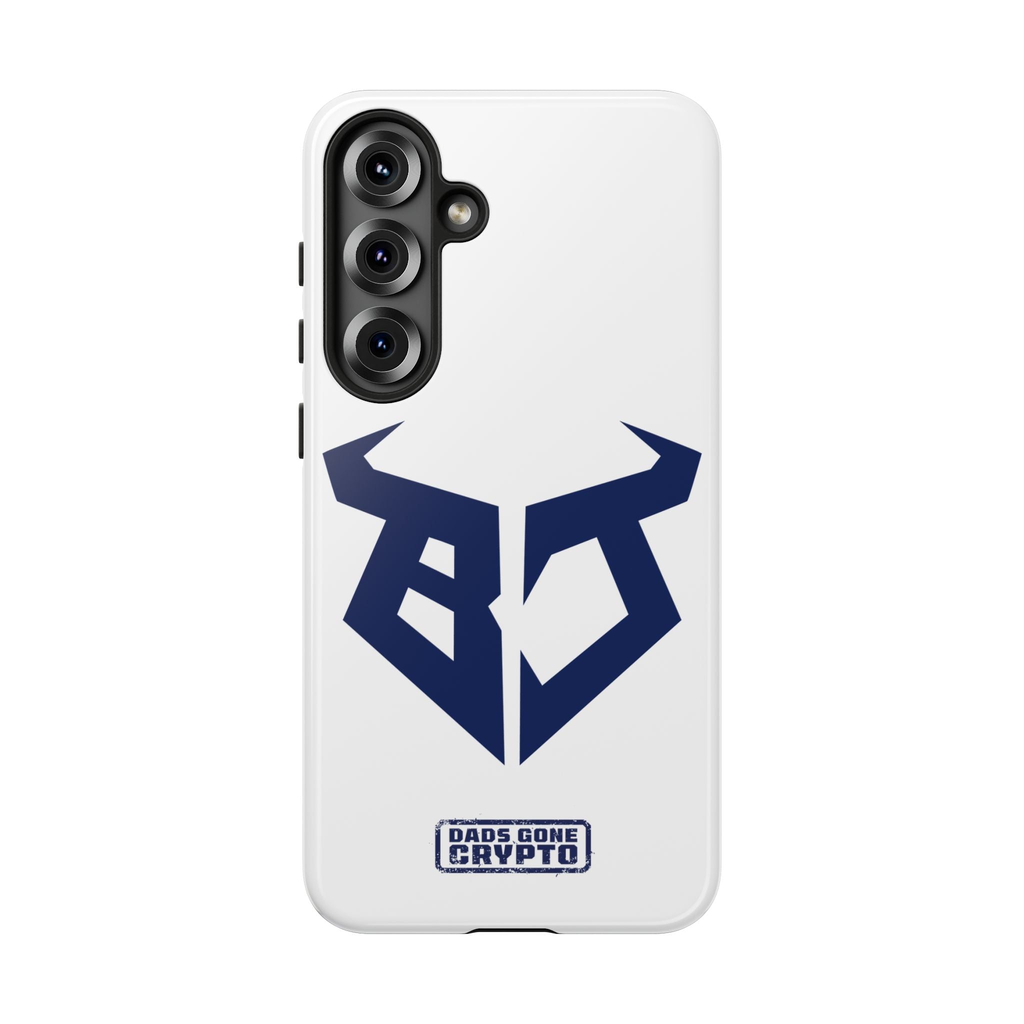 Bullish Dad Phone Case (White) – Built Tough, Just Like You