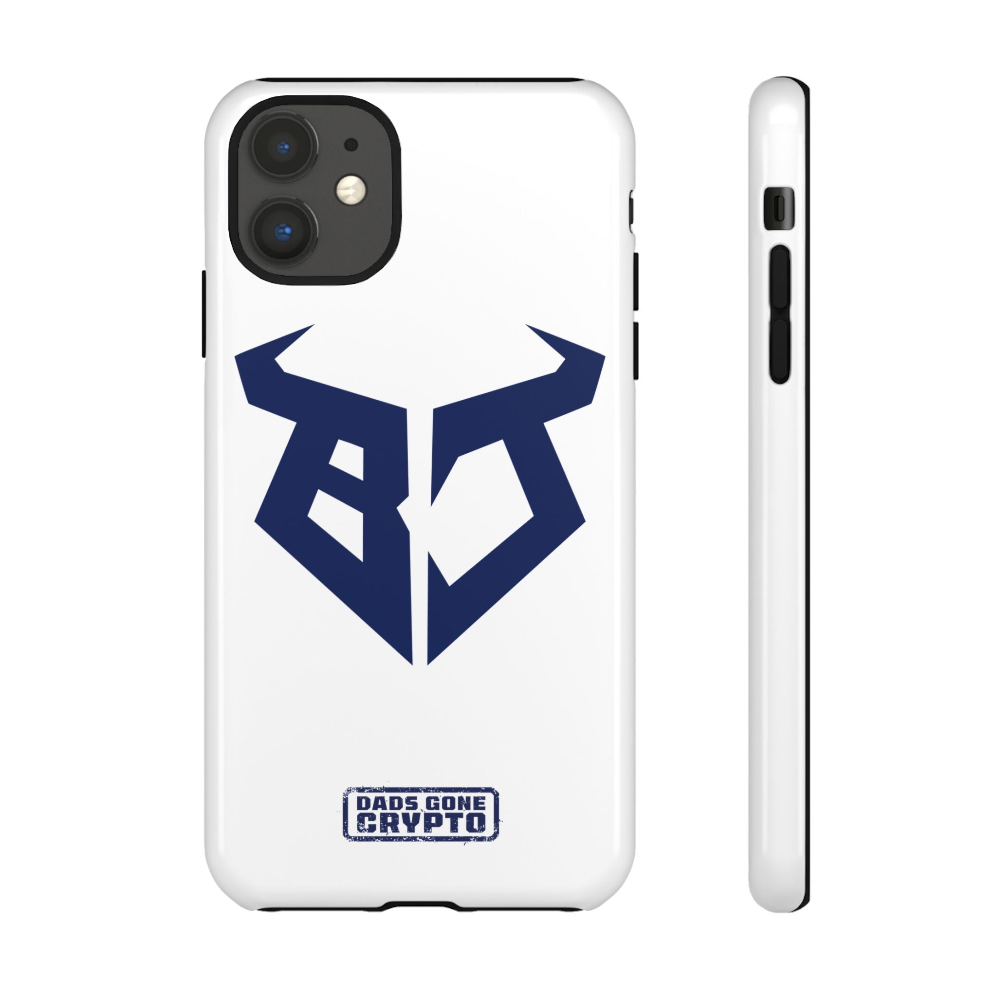 Bullish Dad Phone Case (White) – Built Tough, Just Like You