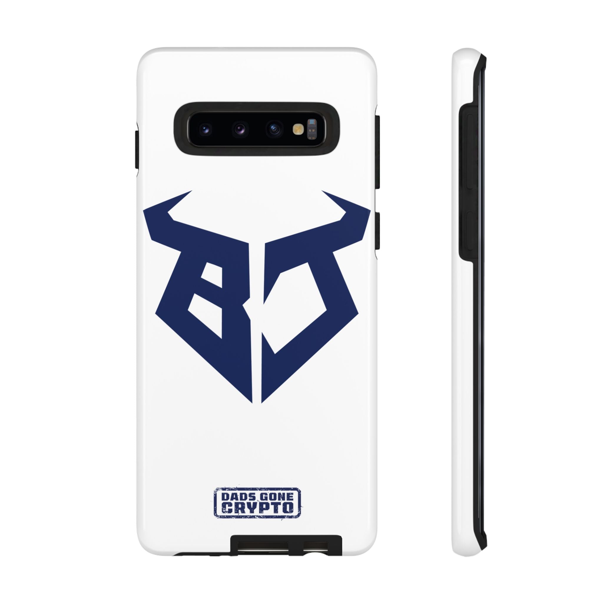 Bullish Dad Phone Case (White) – Built Tough, Just Like You