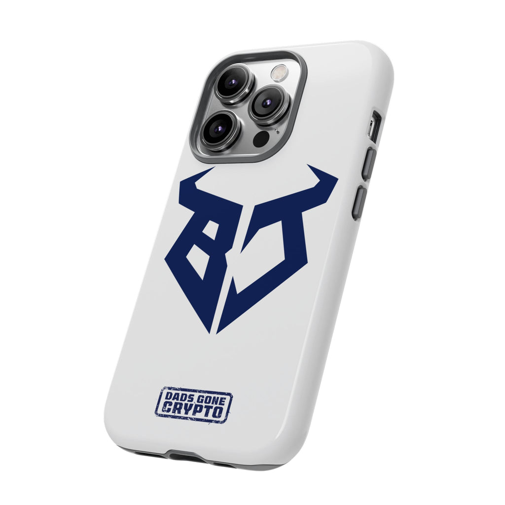 Bullish Dad Phone Case (White) – Built Tough, Just Like You