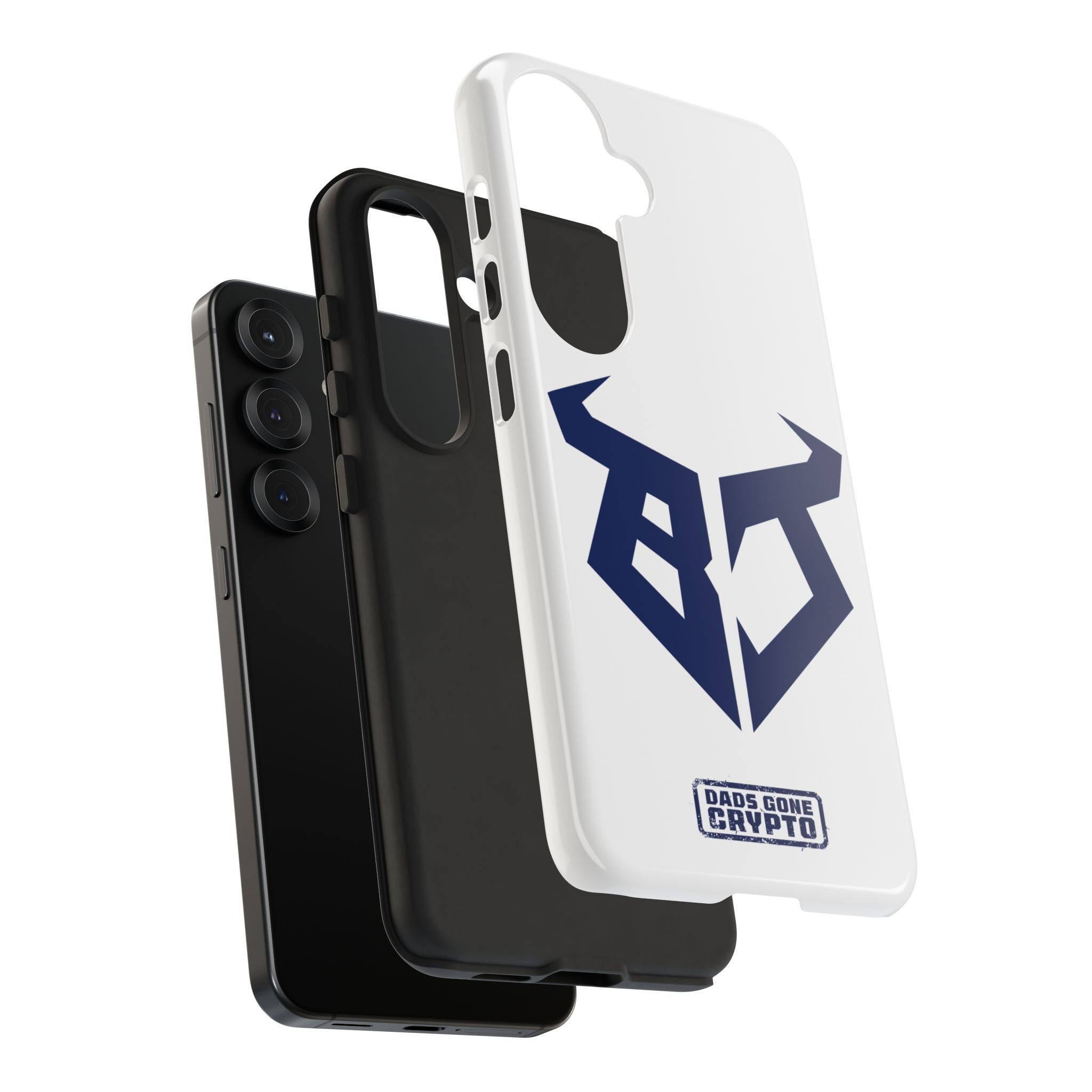 Bullish Dad Phone Case (White) – Built Tough, Just Like You
