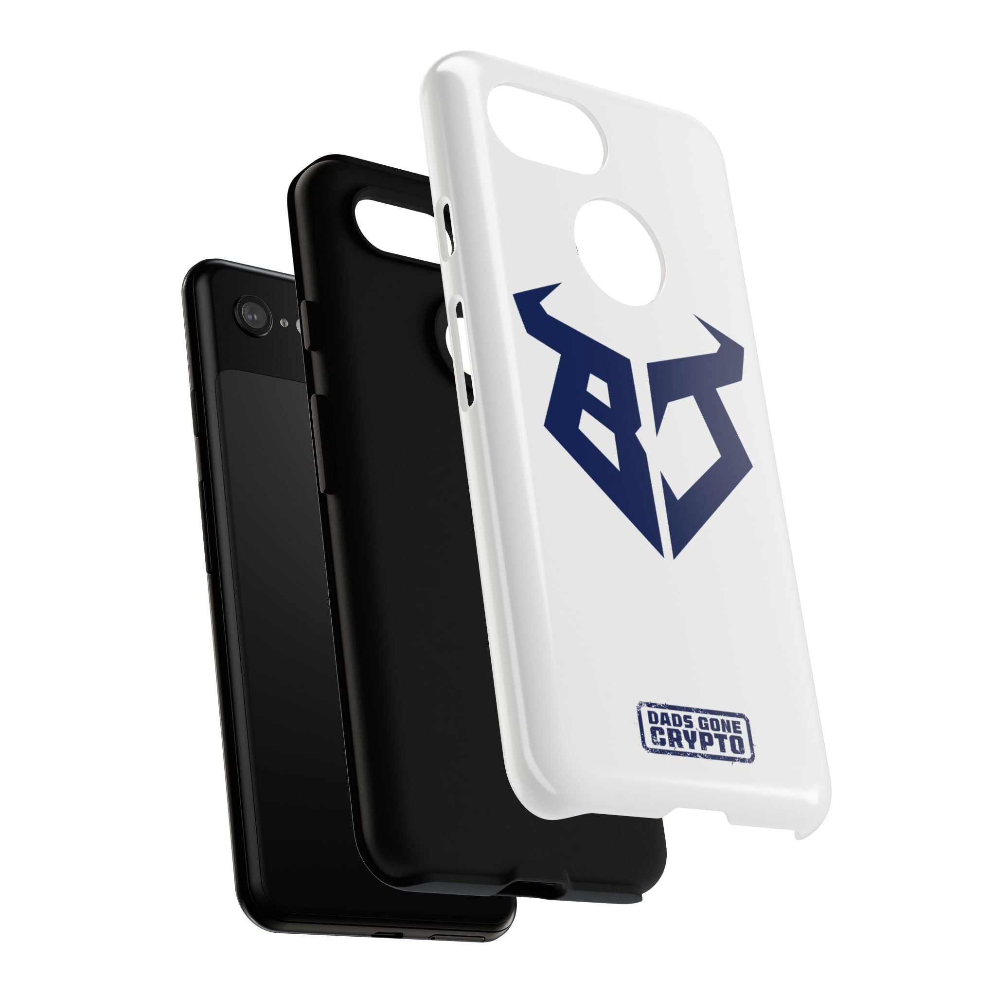 Bullish Dad Phone Case (White) – Built Tough, Just Like You