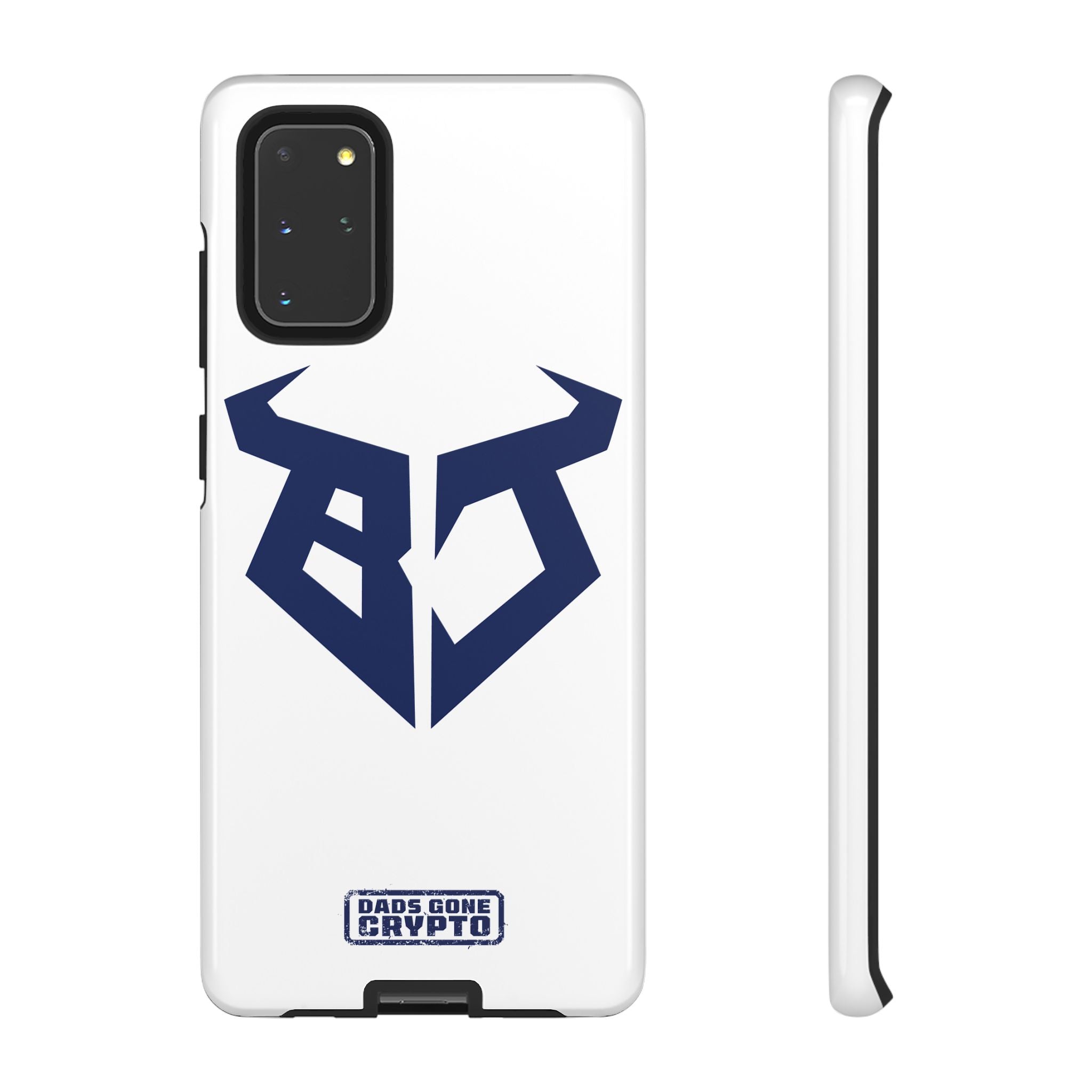 Bullish Dad Phone Case (White) – Built Tough, Just Like You