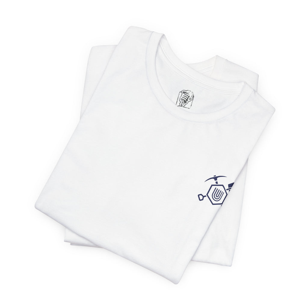 DGC - Unity Miner Tee (White) – Because Your Phone Mines More Than Your Kids Do Chores