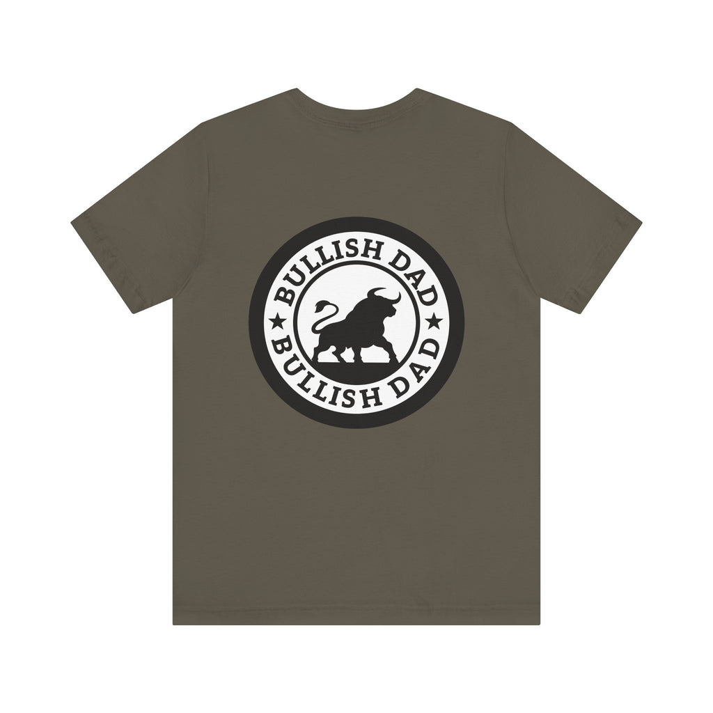 Bullish Dad Seal Tee – Strong Front, Bold Back