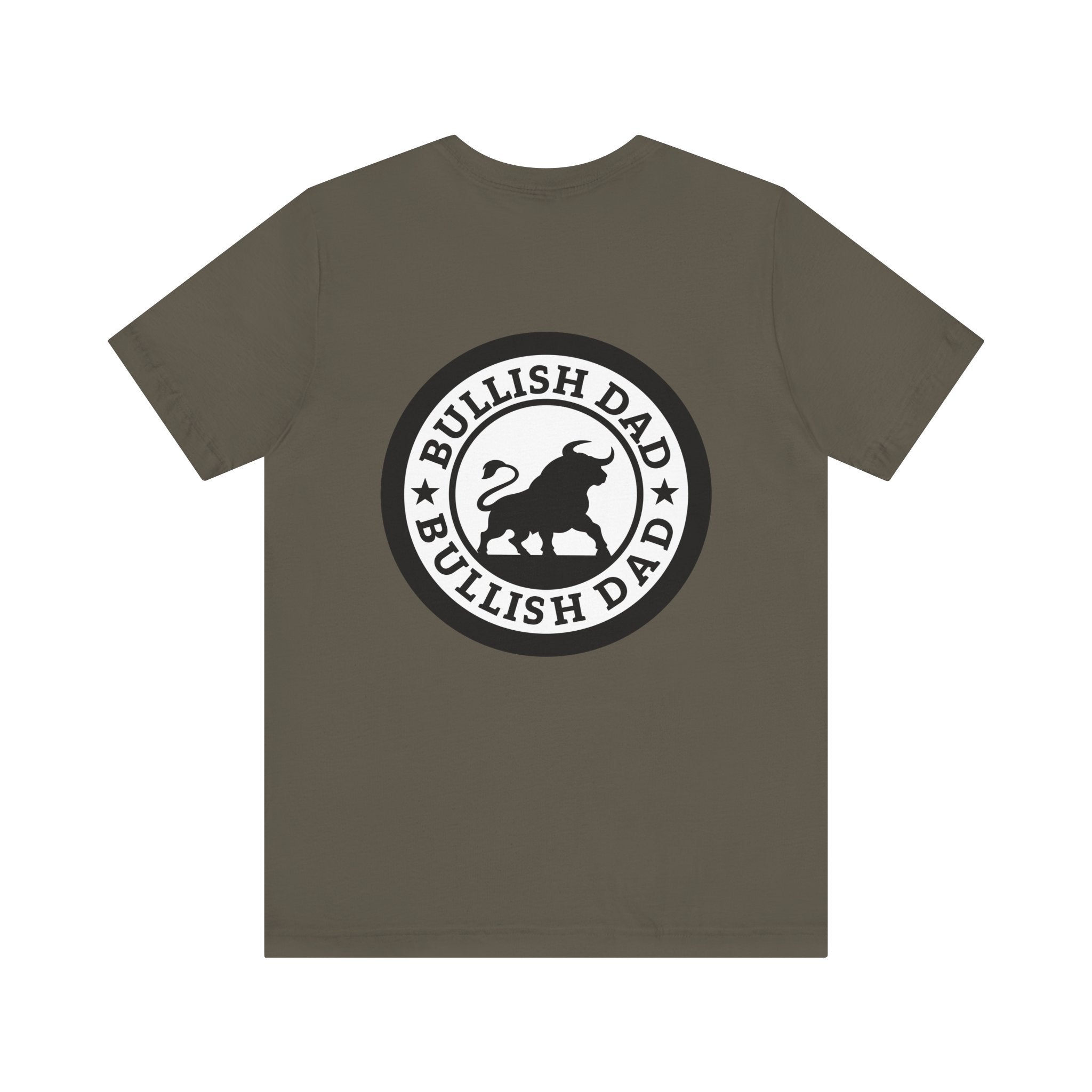 Bullish Dad Seal Tee – Strong Front, Bold Back