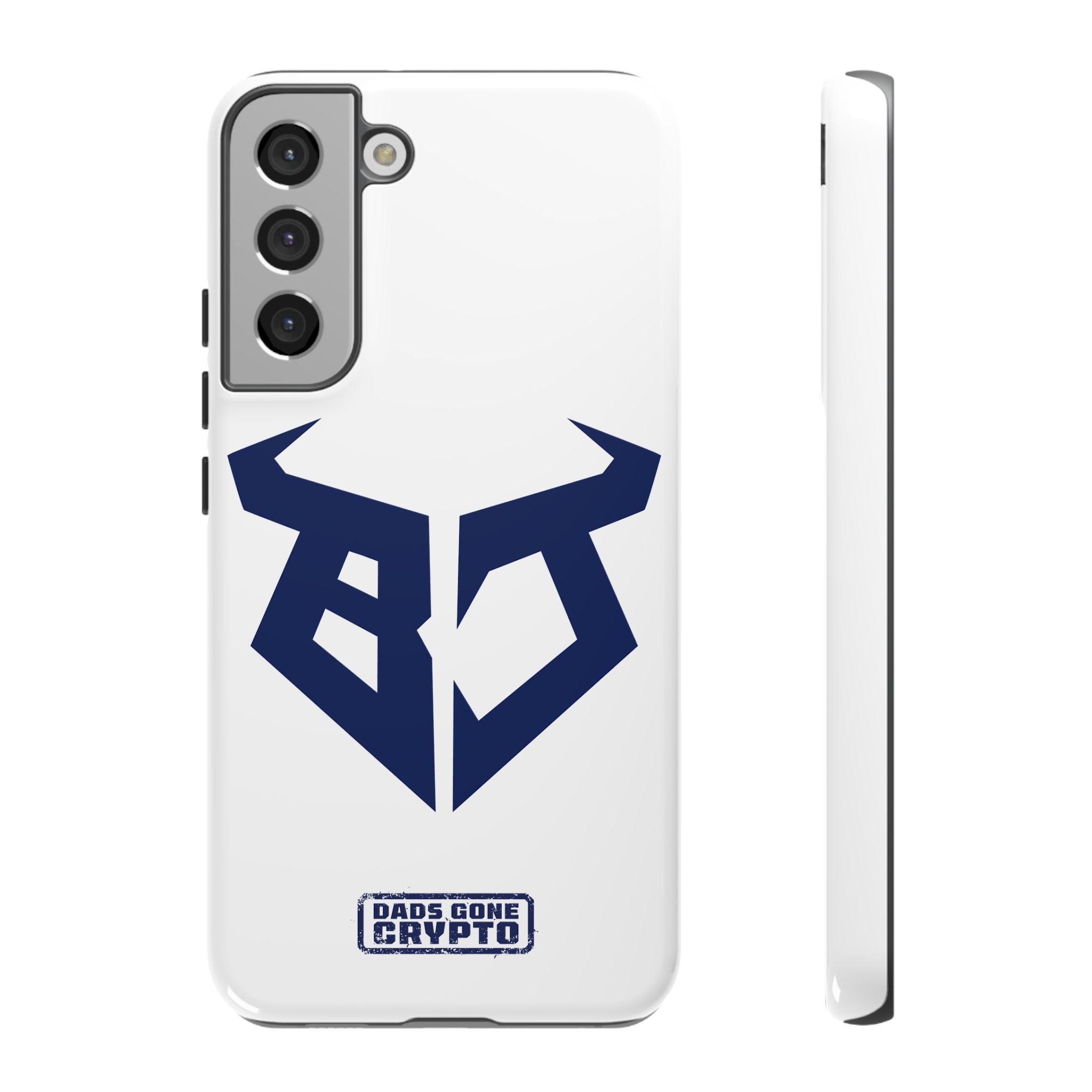Bullish Dad Phone Case (White) – Built Tough, Just Like You