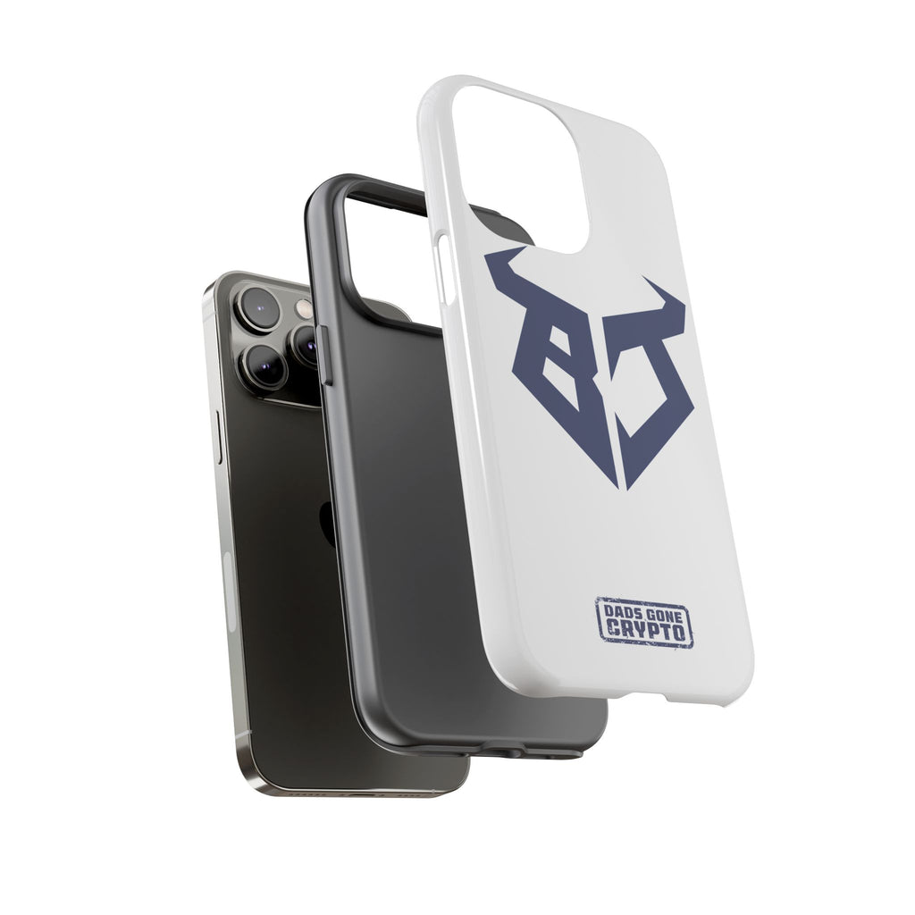 Bullish Dad Phone Case (White) – Built Tough, Just Like You