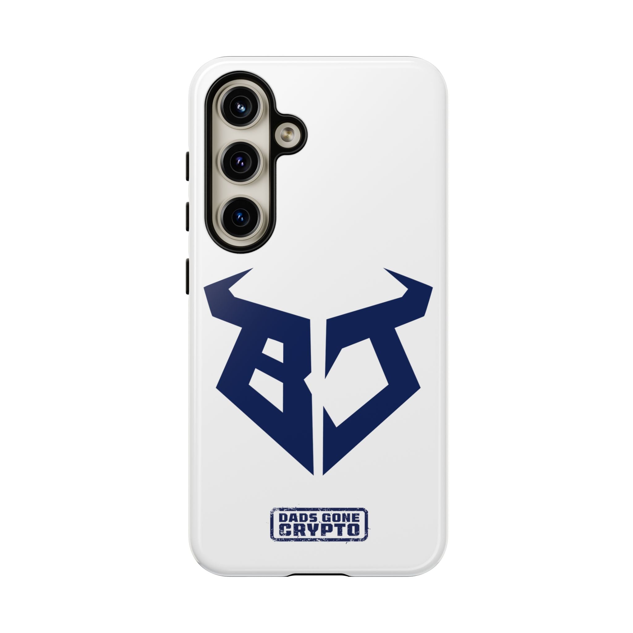 Bullish Dad Phone Case (White) – Built Tough, Just Like You