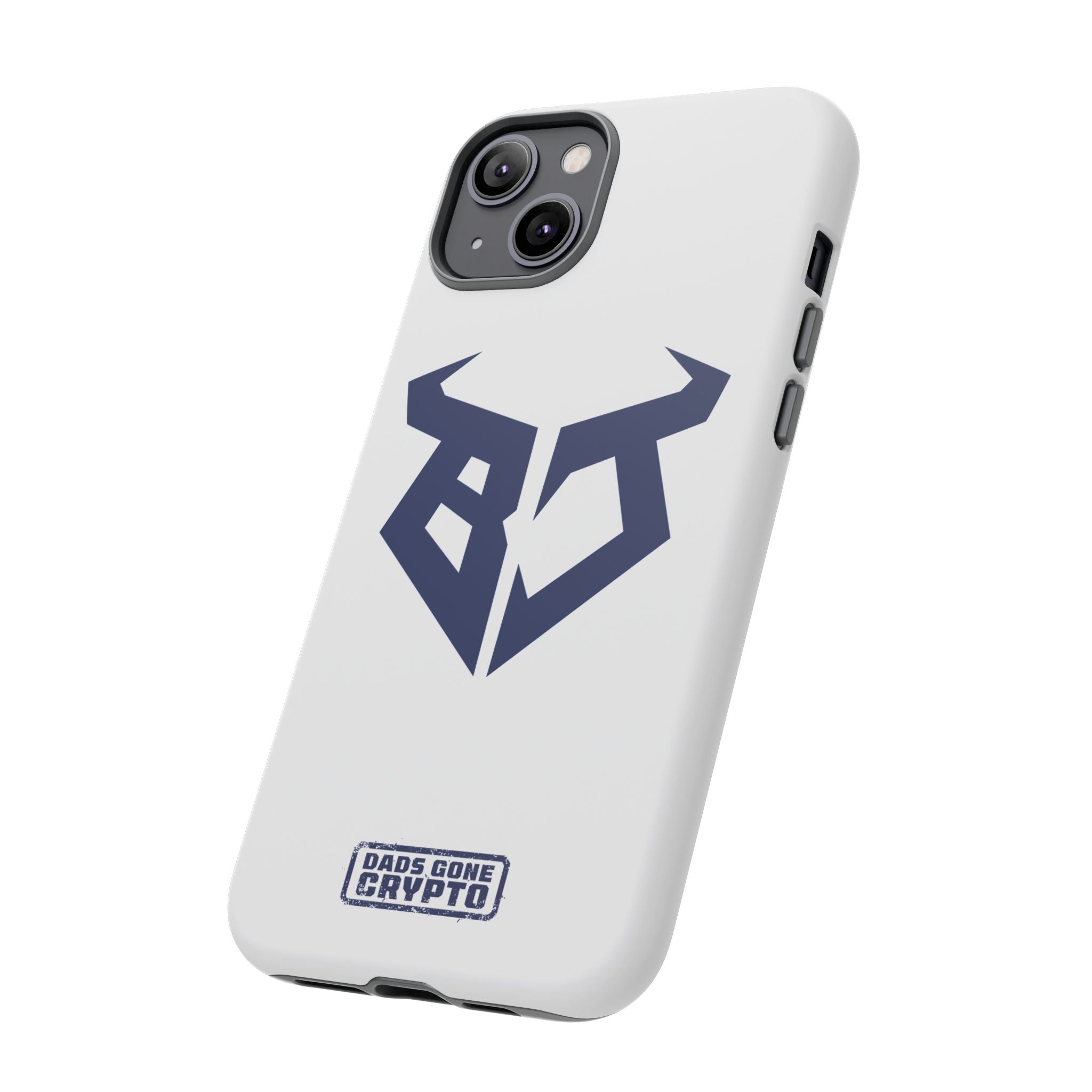 Bullish Dad Phone Case (White) – Built Tough, Just Like You
