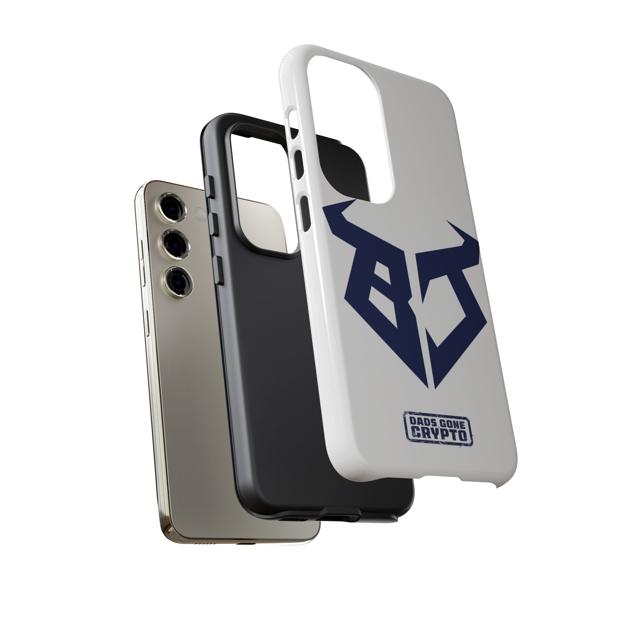 Bullish Dad Phone Case (White) – Built Tough, Just Like You