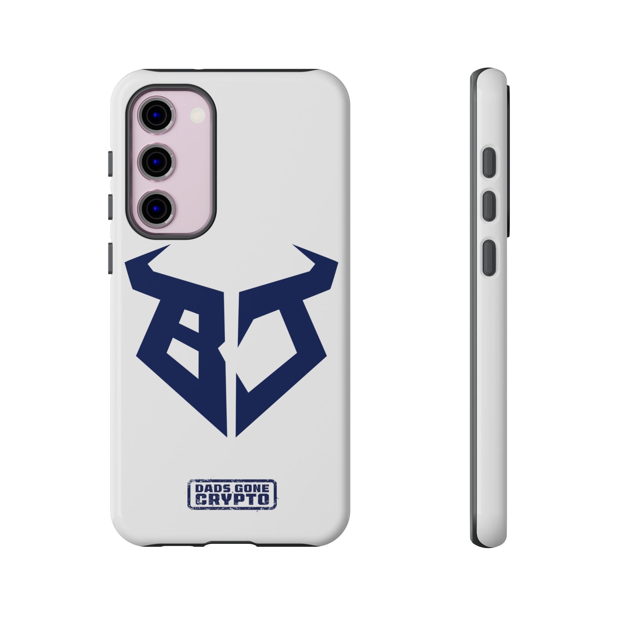 Bullish Dad Phone Case (White) – Built Tough, Just Like You