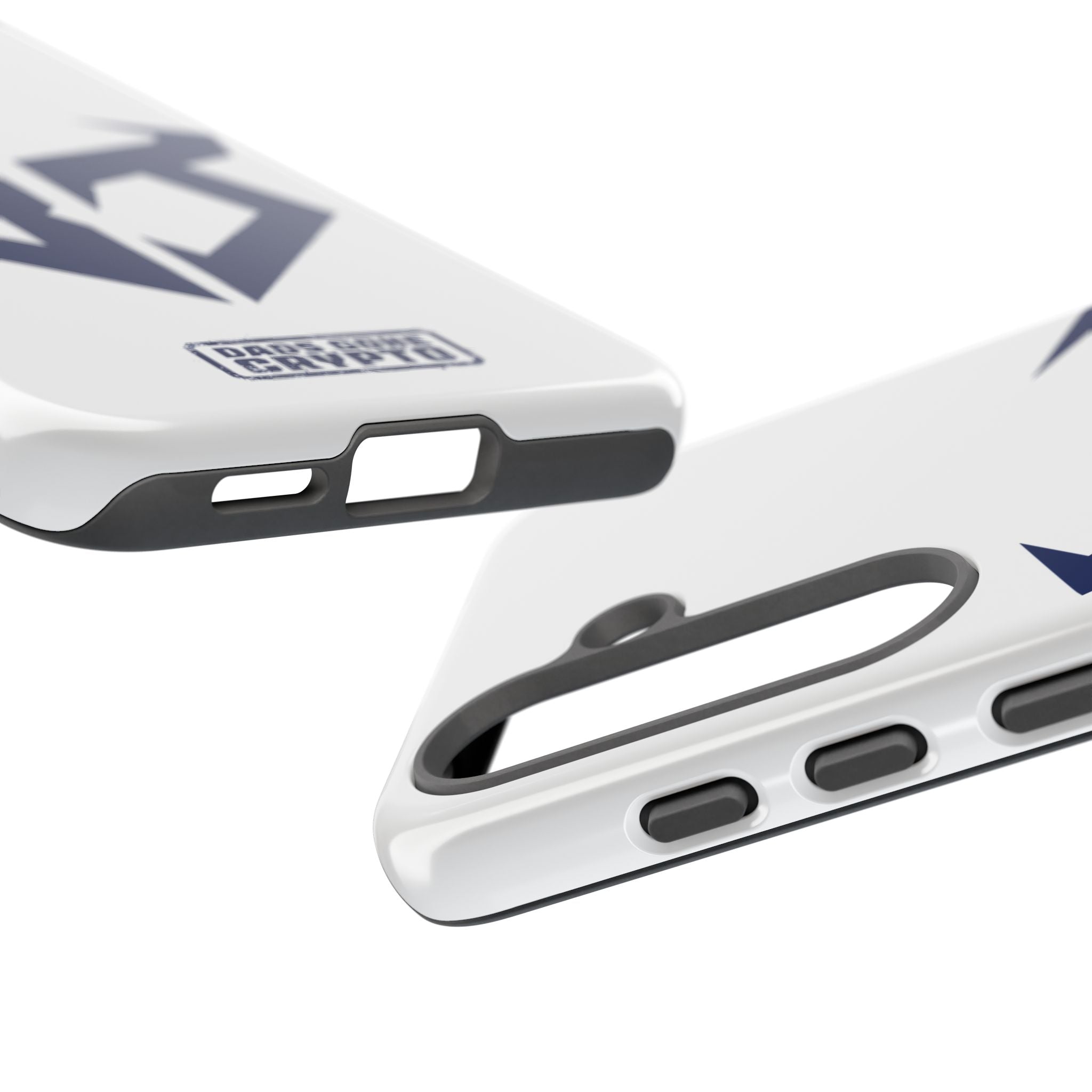 Bullish Dad Phone Case (White) – Built Tough, Just Like You