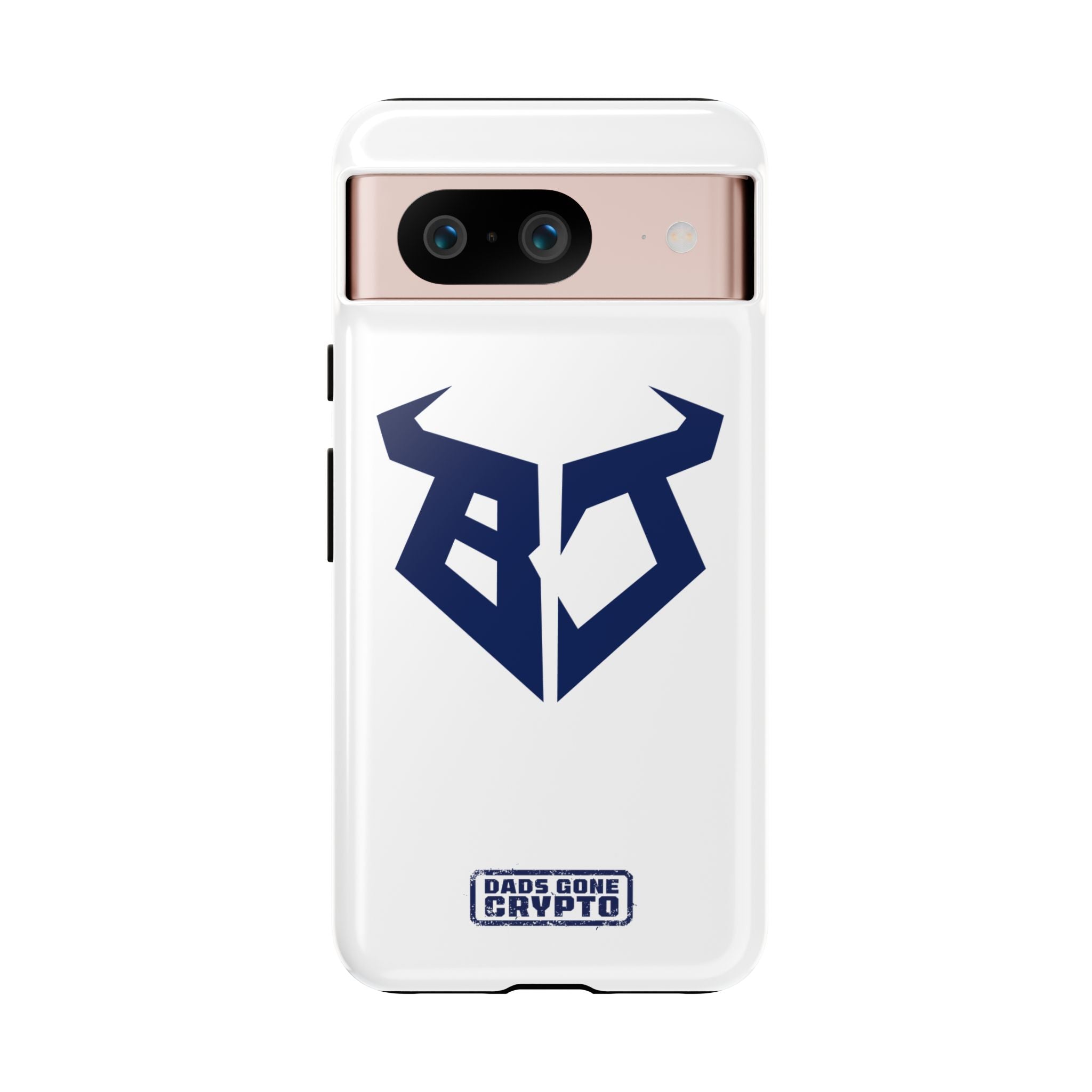 Bullish Dad Phone Case (White) – Built Tough, Just Like You