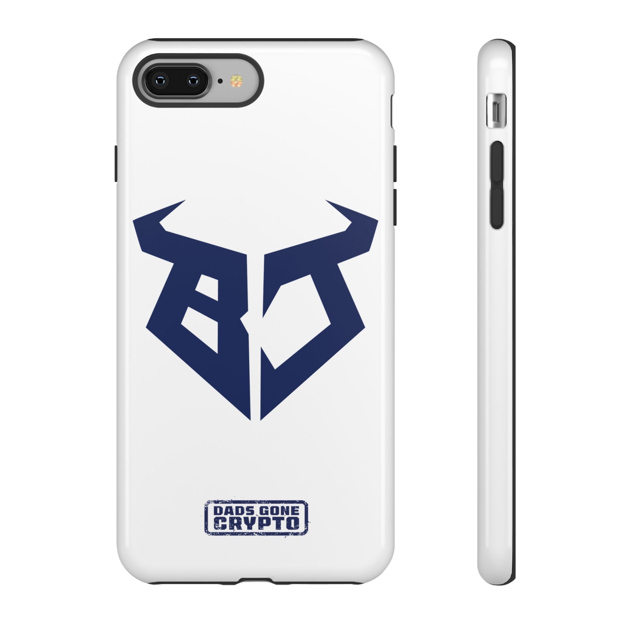 Bullish Dad Phone Case (White) – Built Tough, Just Like You