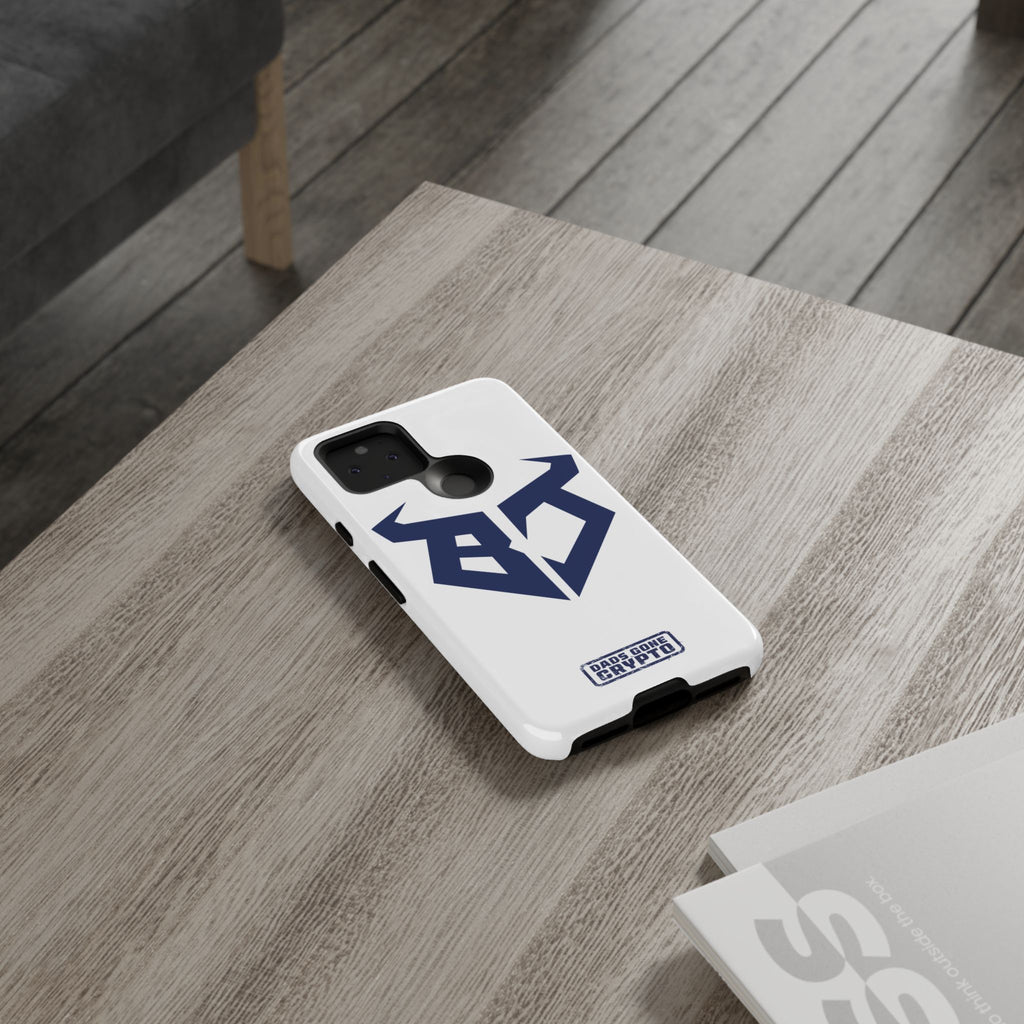 Bullish Dad Phone Case (White) – Built Tough, Just Like You