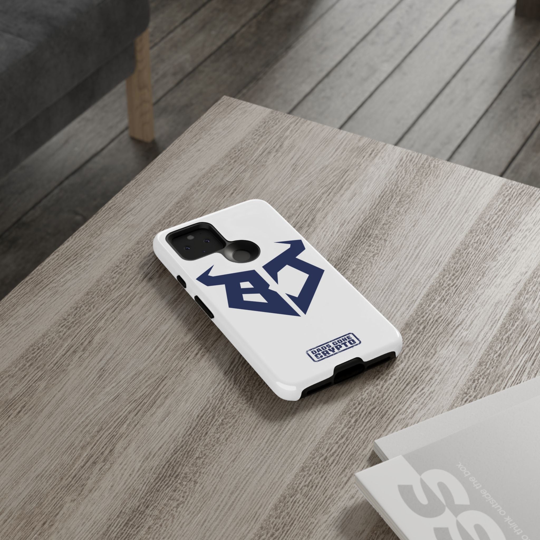 Bullish Dad Phone Case (White) – Built Tough, Just Like You