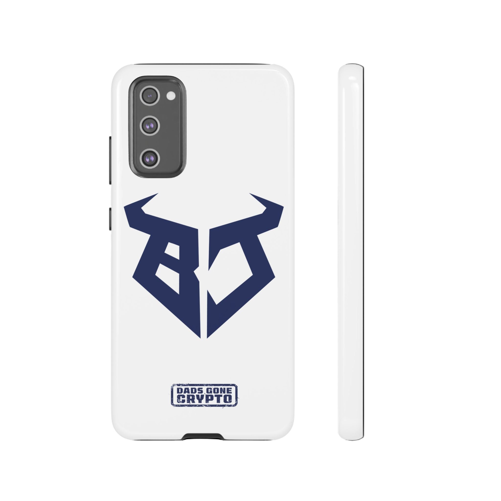 Bullish Dad Phone Case (White) – Built Tough, Just Like You