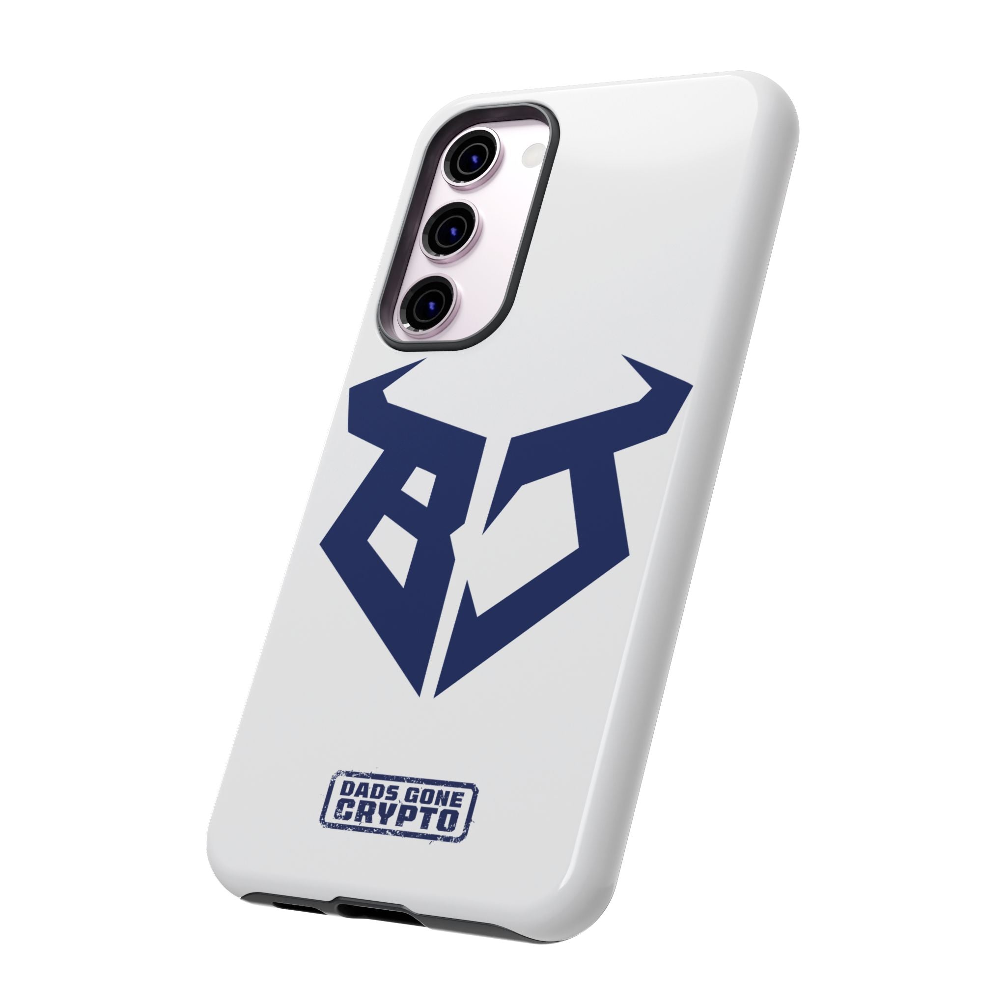 Bullish Dad Phone Case (White) – Built Tough, Just Like You