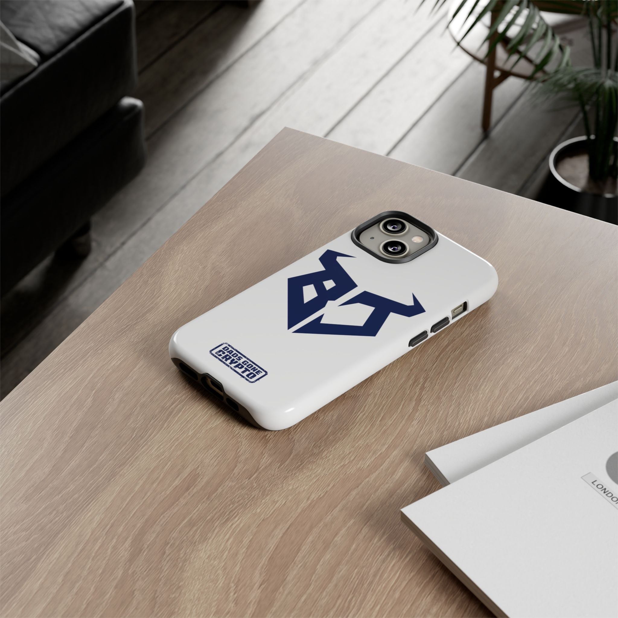 Bullish Dad Phone Case (White) – Built Tough, Just Like You