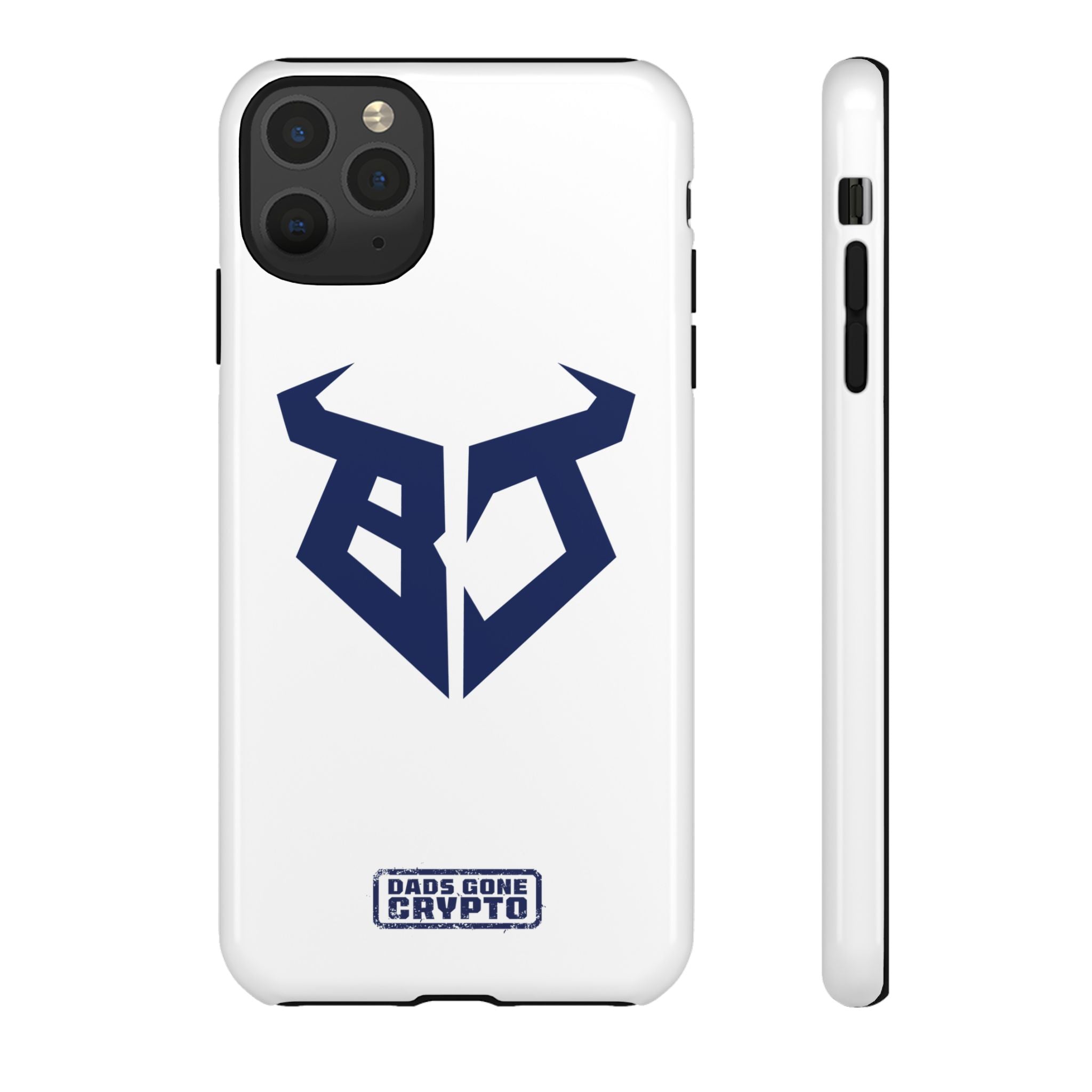 Bullish Dad Phone Case (White) – Built Tough, Just Like You